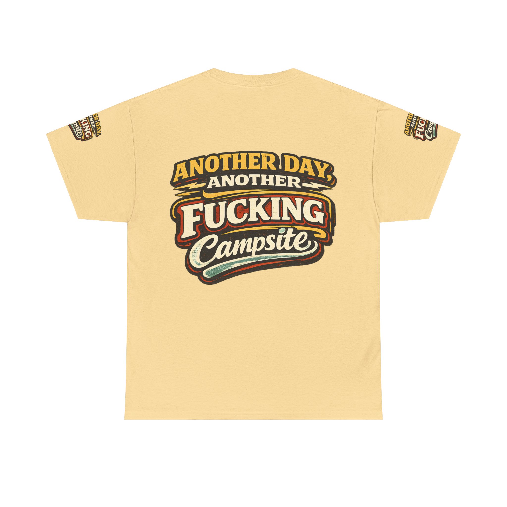 Unisex Heavy Cotton Tee — "Another Day" Design F**K-Line