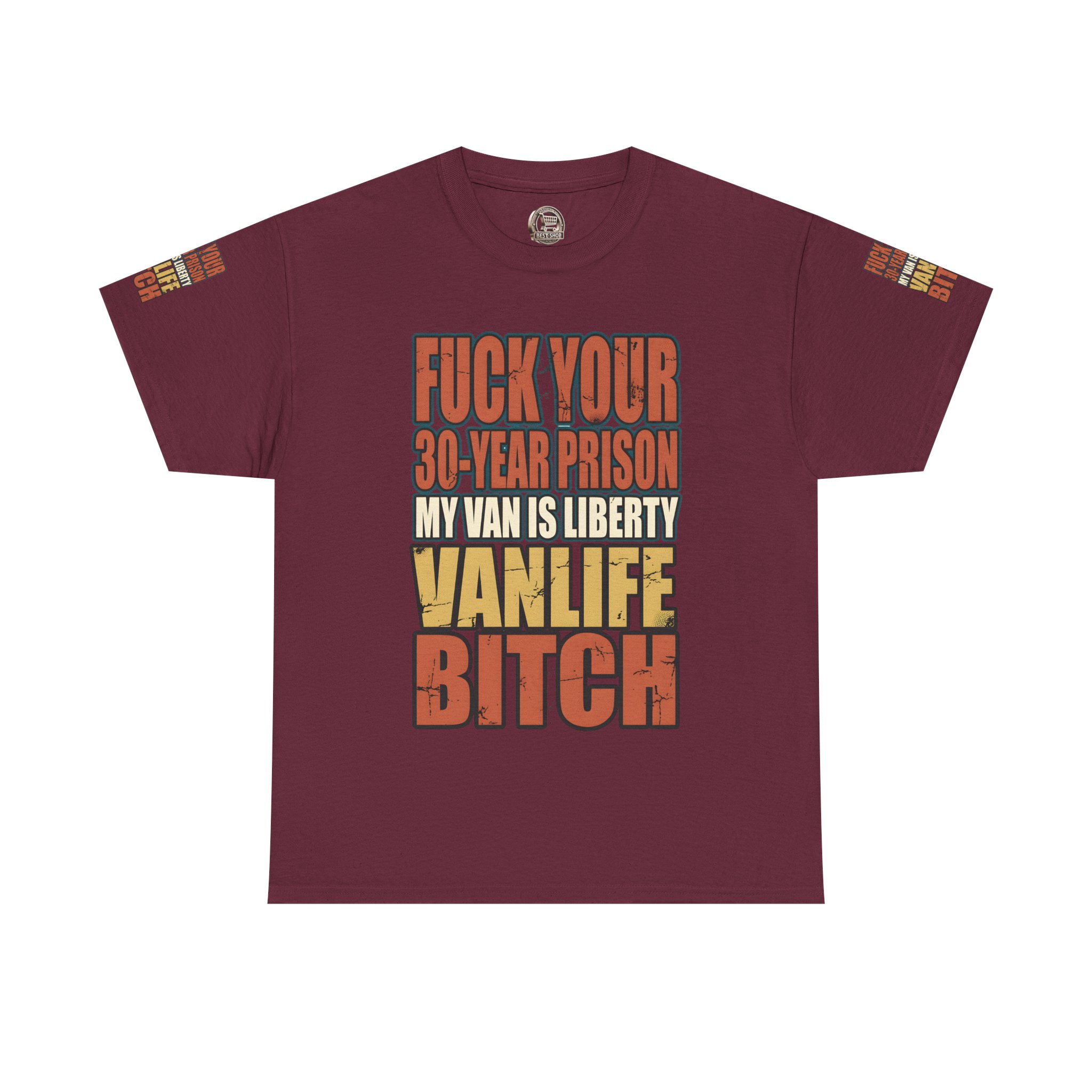 Unisex Heavy Cotton Tee — "Fuck Your 30 Year" Design F**K-Line