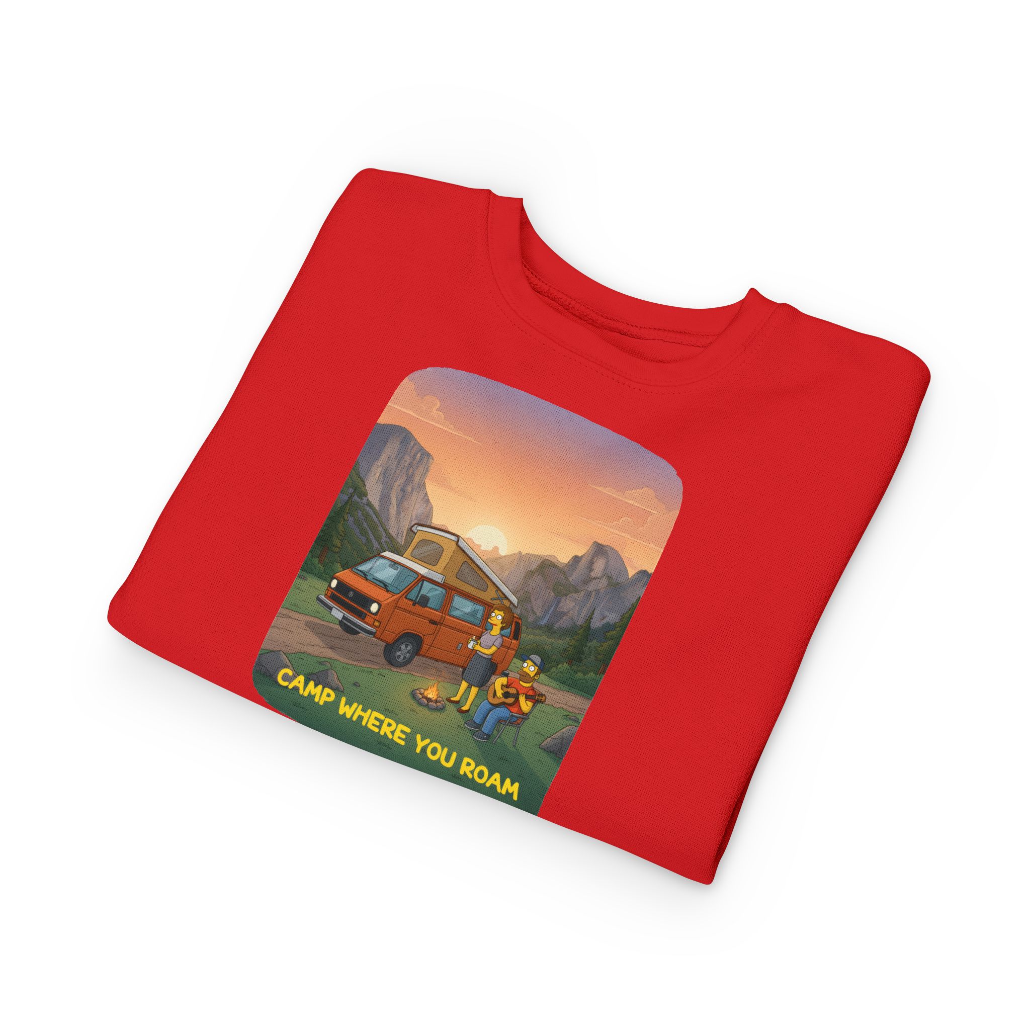 5516941468140347508_2048-1.jpeg Toddler Sweatshirt - "Camp Where You Roam" (Design Sitcom-Line)