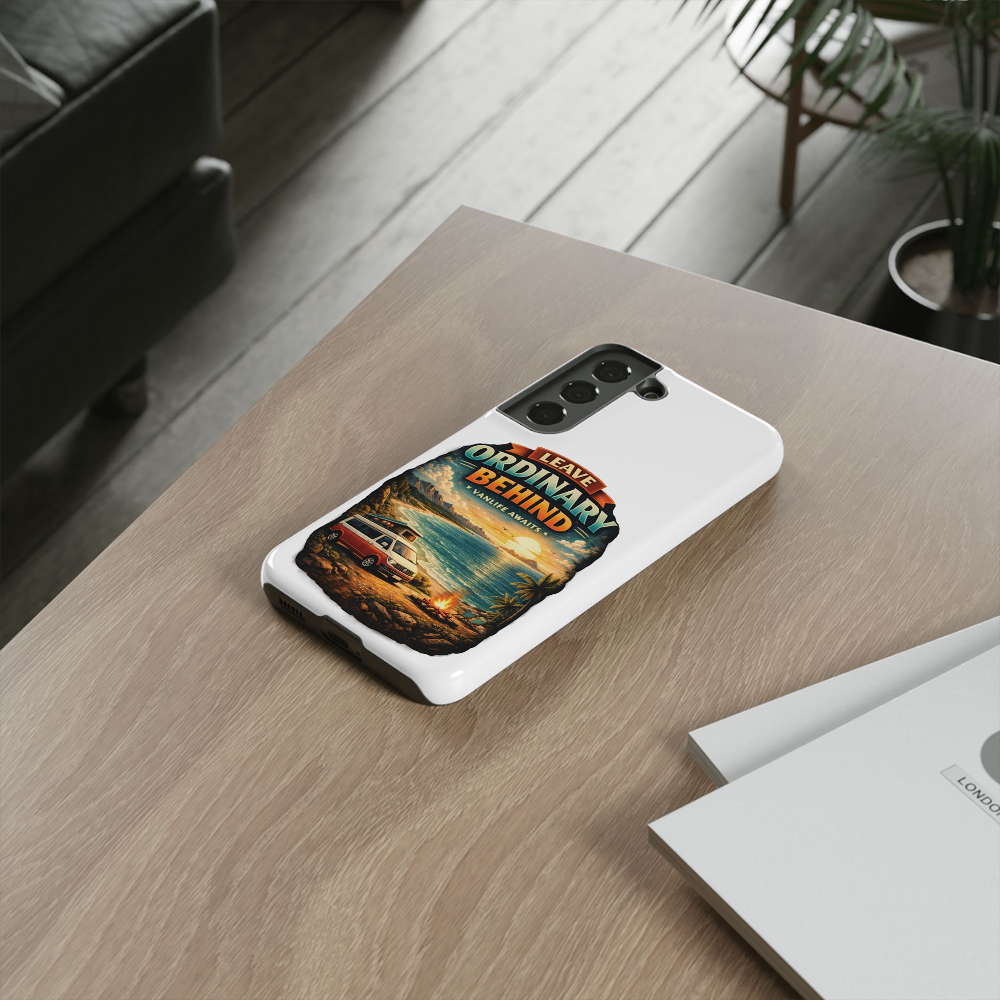 5526124872820692788_2048.jpeg Phone Case — "Leave Ordinary Behind" (Design Scenic-Line)