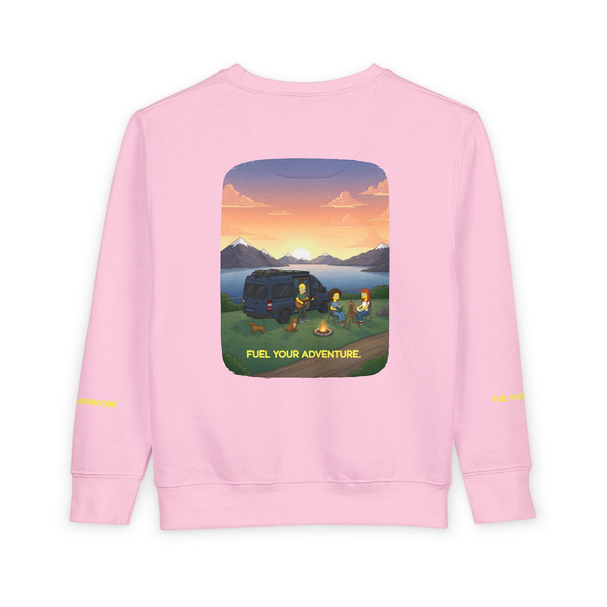 Toddler Sweatshirt - "Fuel Your Adventure" (Design Sitcom-Line)