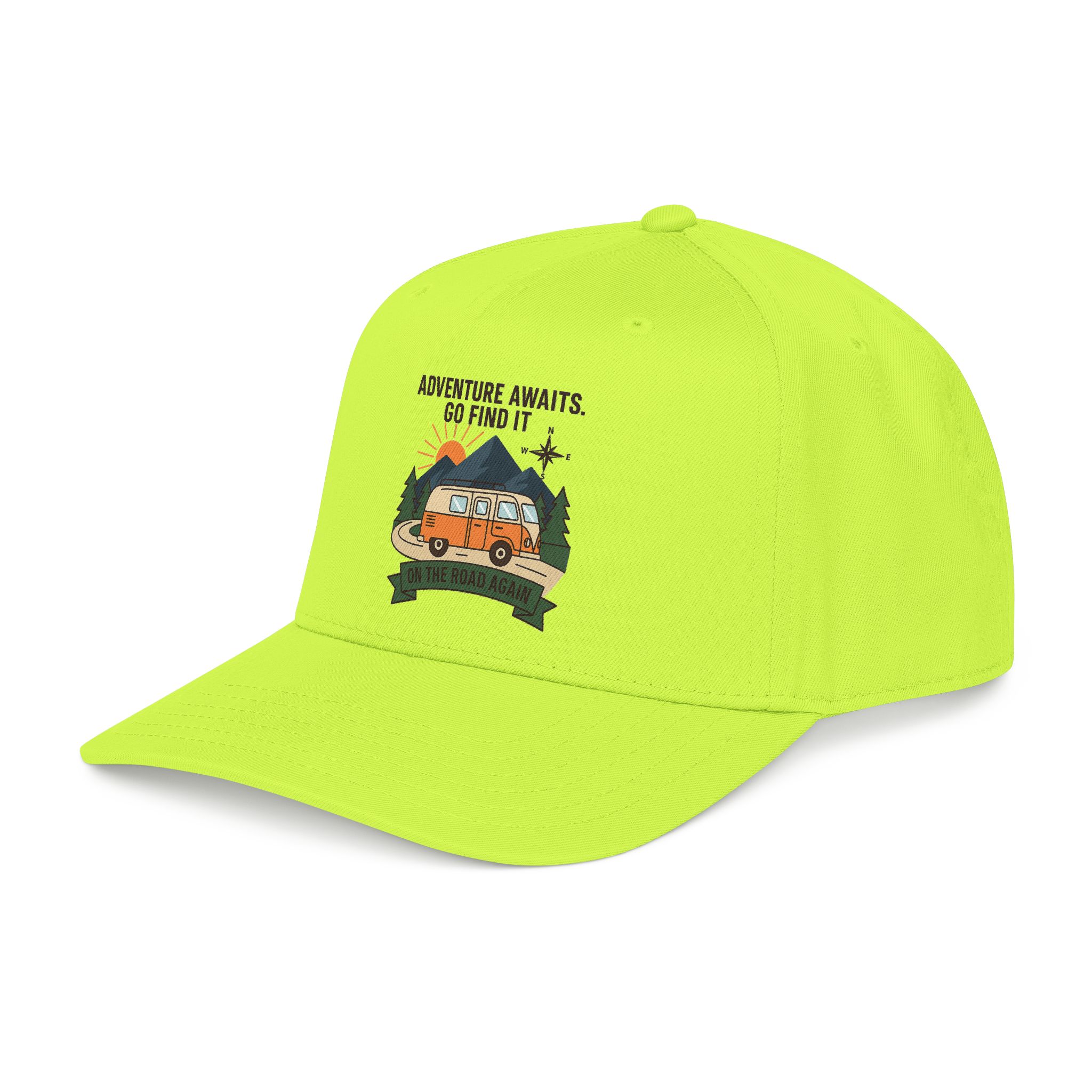 Baseball Cap - "Adventure Awaits" Outdoor Travel Hat