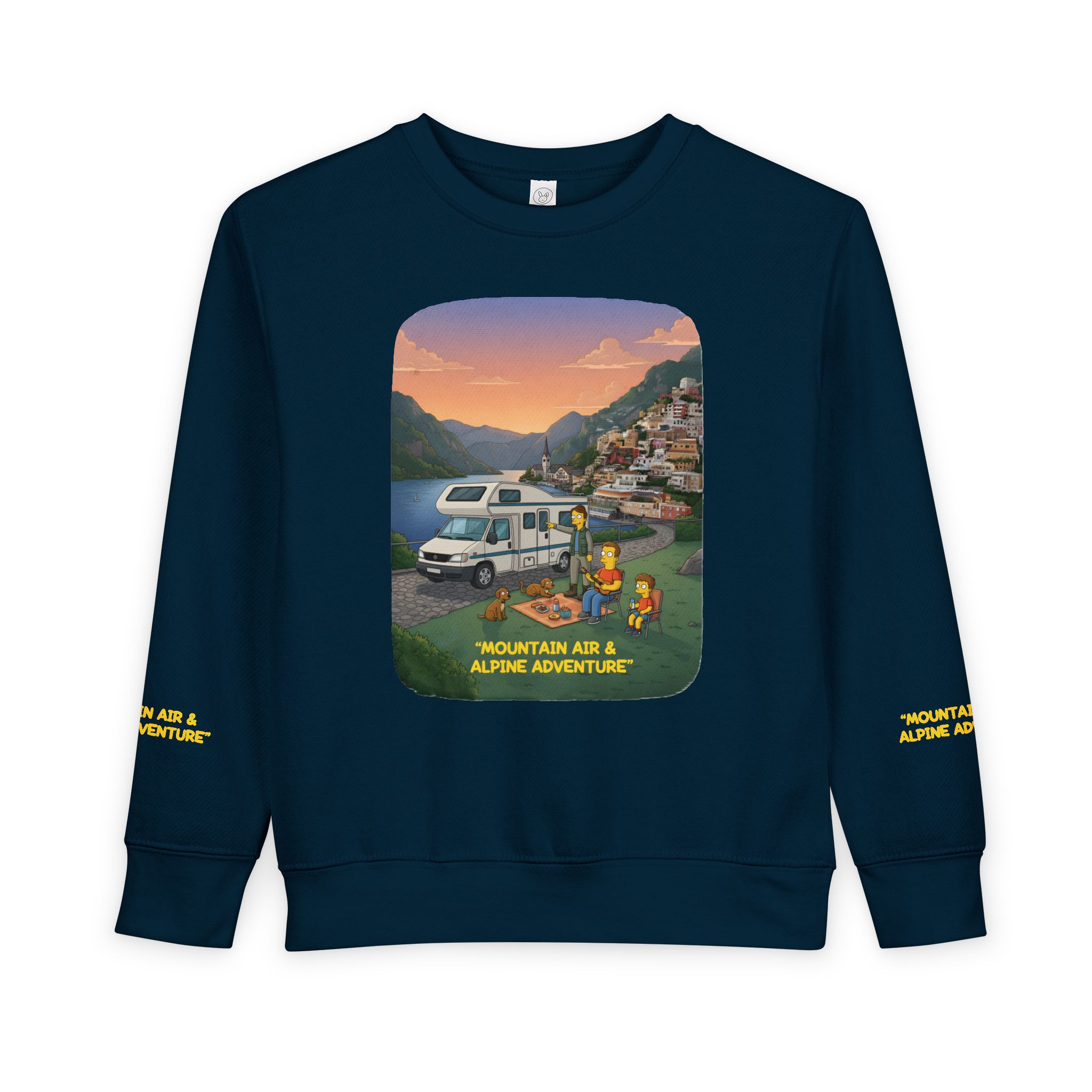 Toddler Sweatshirt - "Mountain Air-Alpine Adventure" (Design Sitcom-Line)