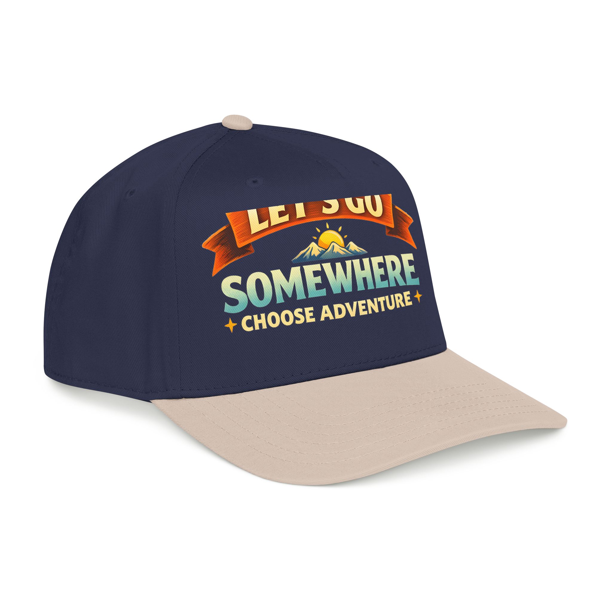 5548440382697401165_2048.jpeg Baseball Cap - "Lets Go Somewhere" Design Scenic-Line