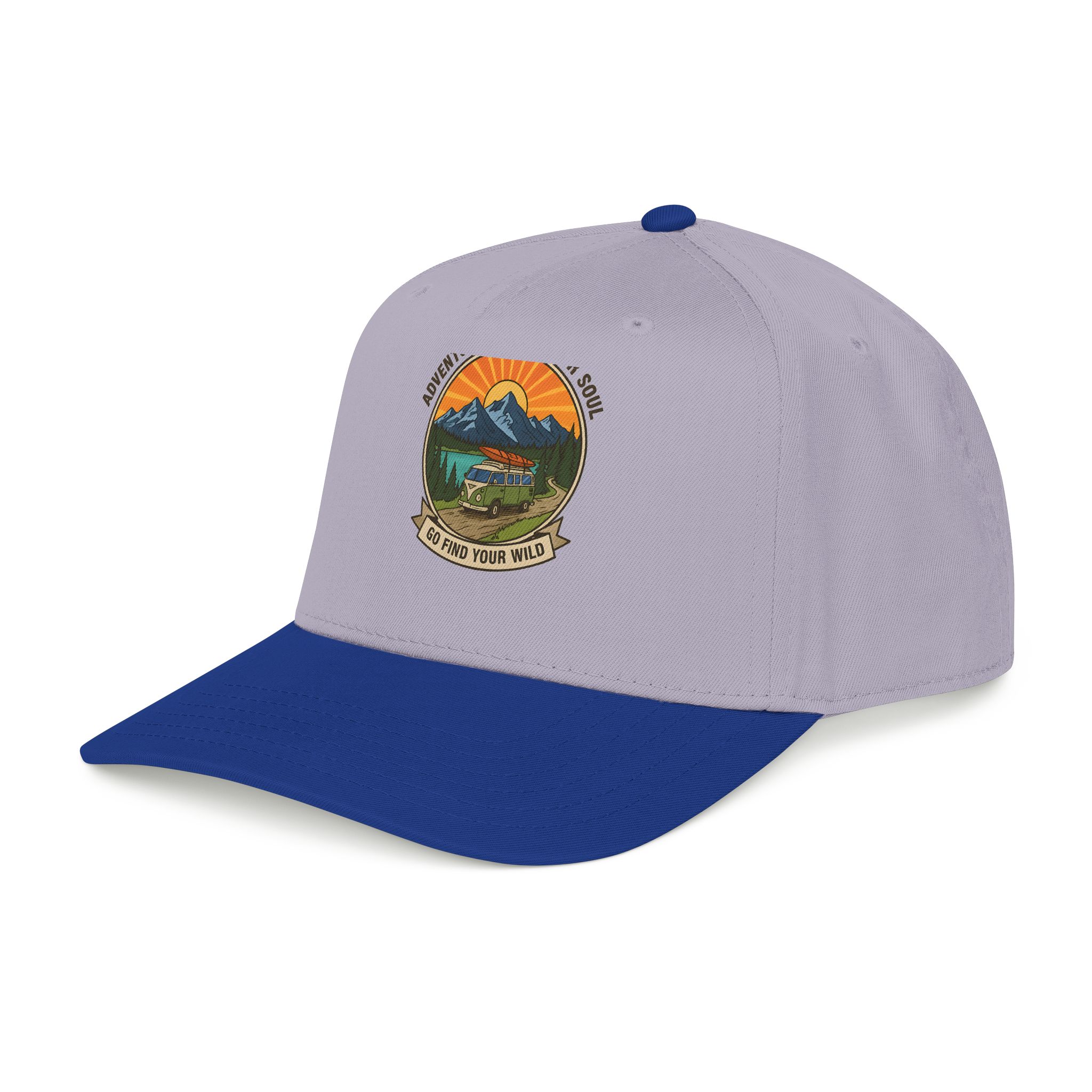 Baseball Cap — "Go Find Your Wild" Outdoor Patch