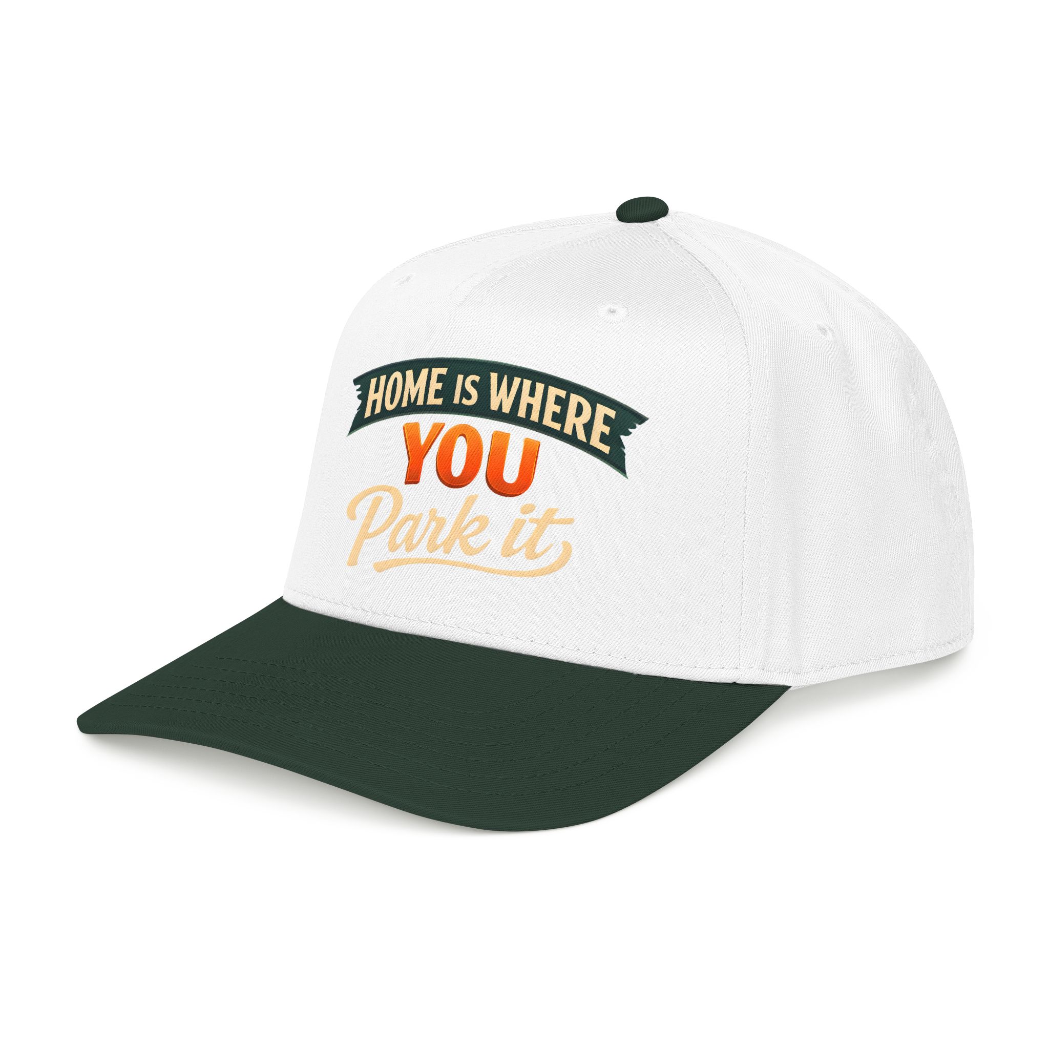 Baseball Cap - "Home Is where You Park It" Design Scenic-Line