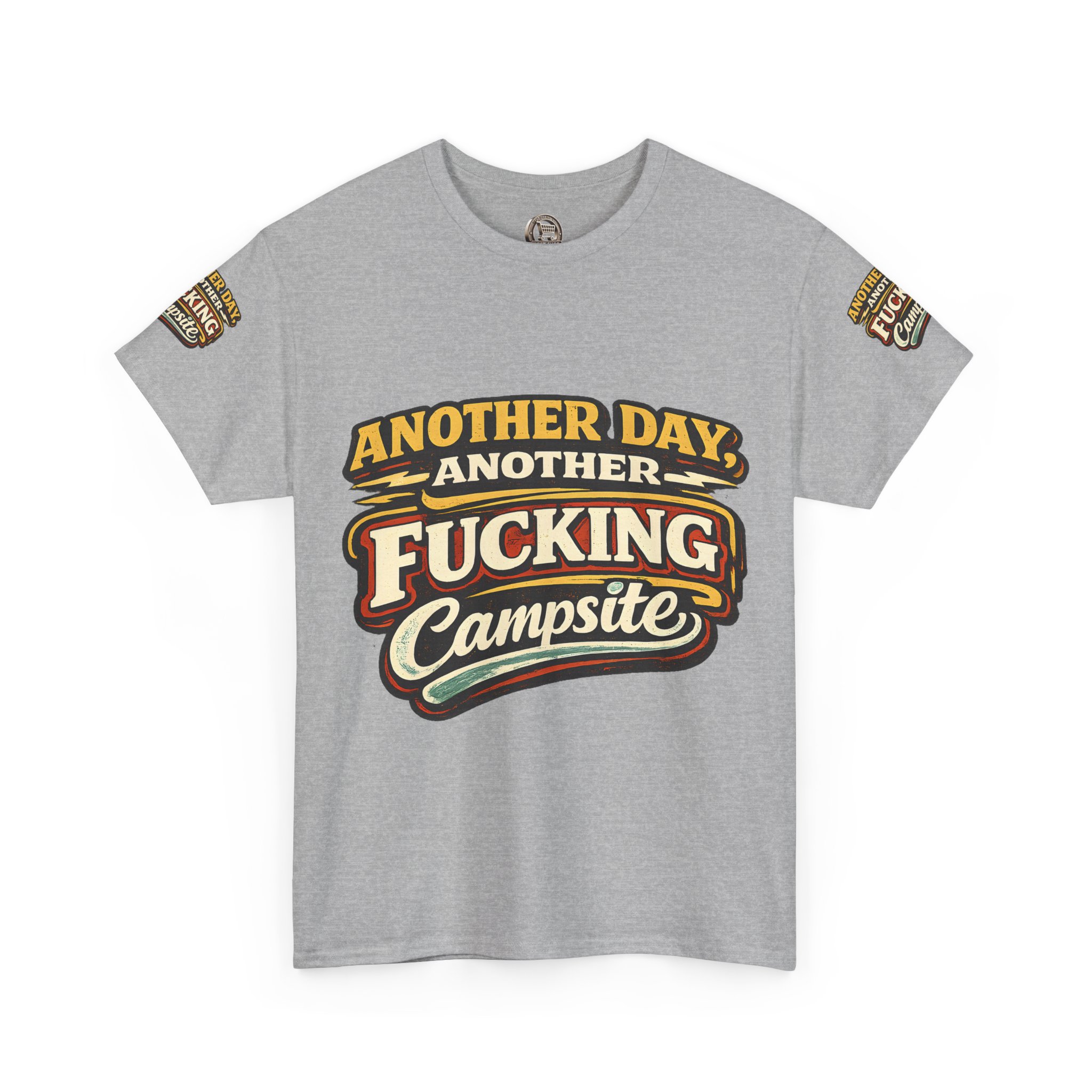 Unisex Heavy Cotton Tee — "Another Day" Design F**K-Line