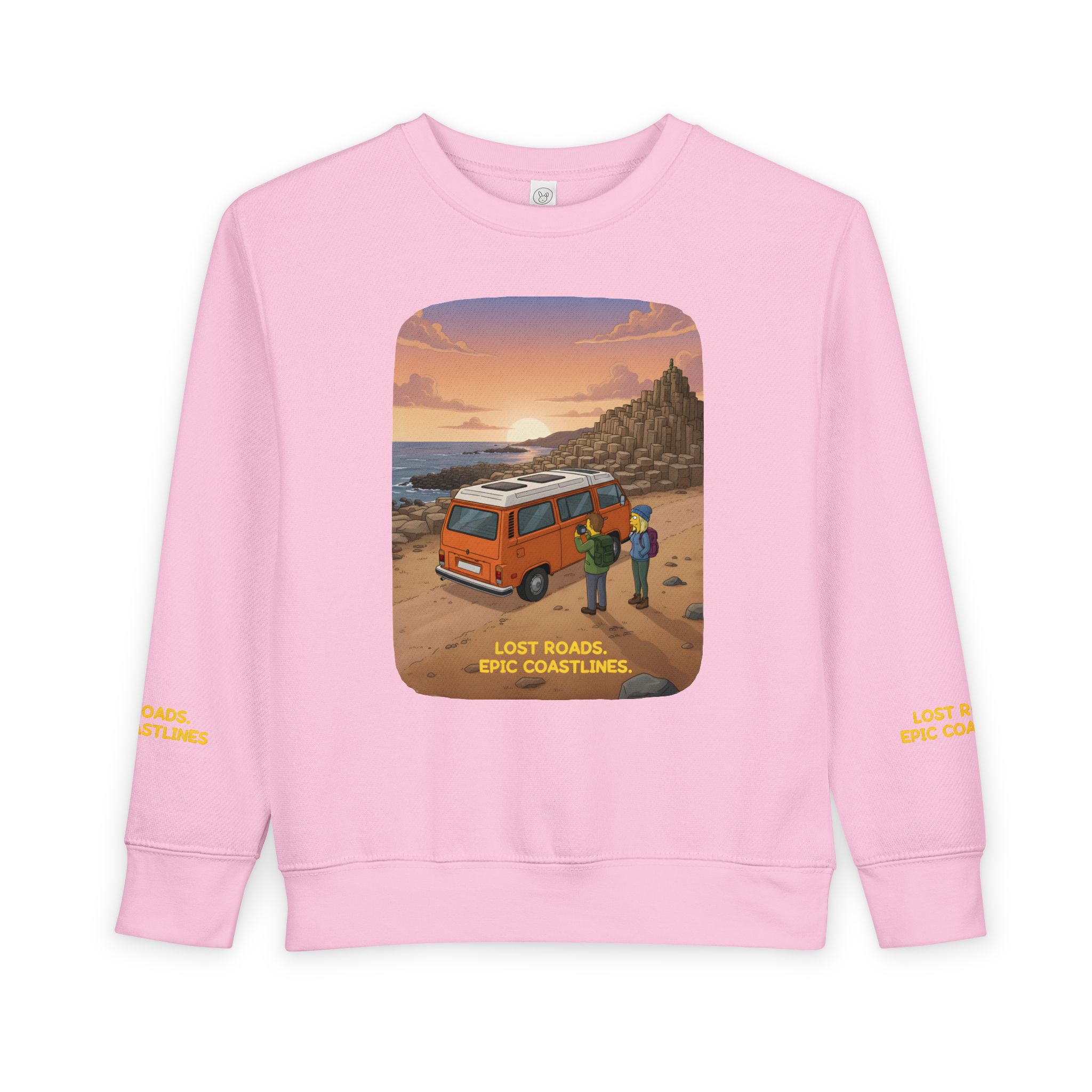 5581181707875335110_2048-1.jpeg Toddler Sweatshirt - "Lost Roads Epic Coastlines" (Design Sitcom-Line)
