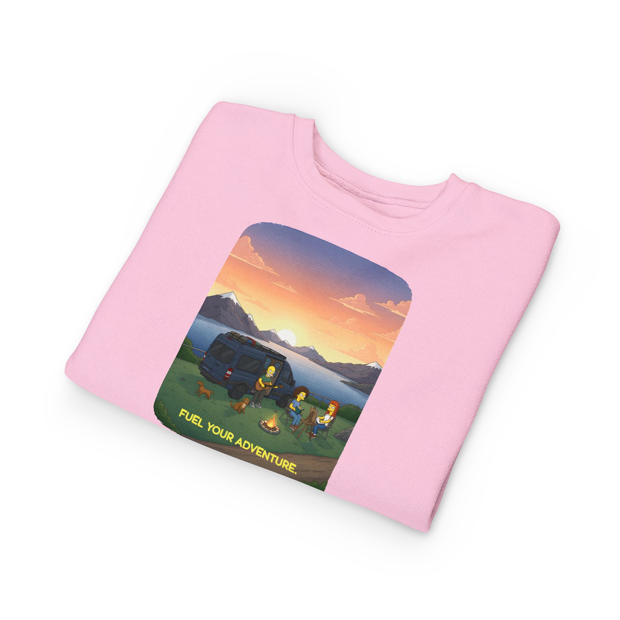 Toddler Sweatshirt - "Fuel Your Adventure" (Design Sitcom-Line)