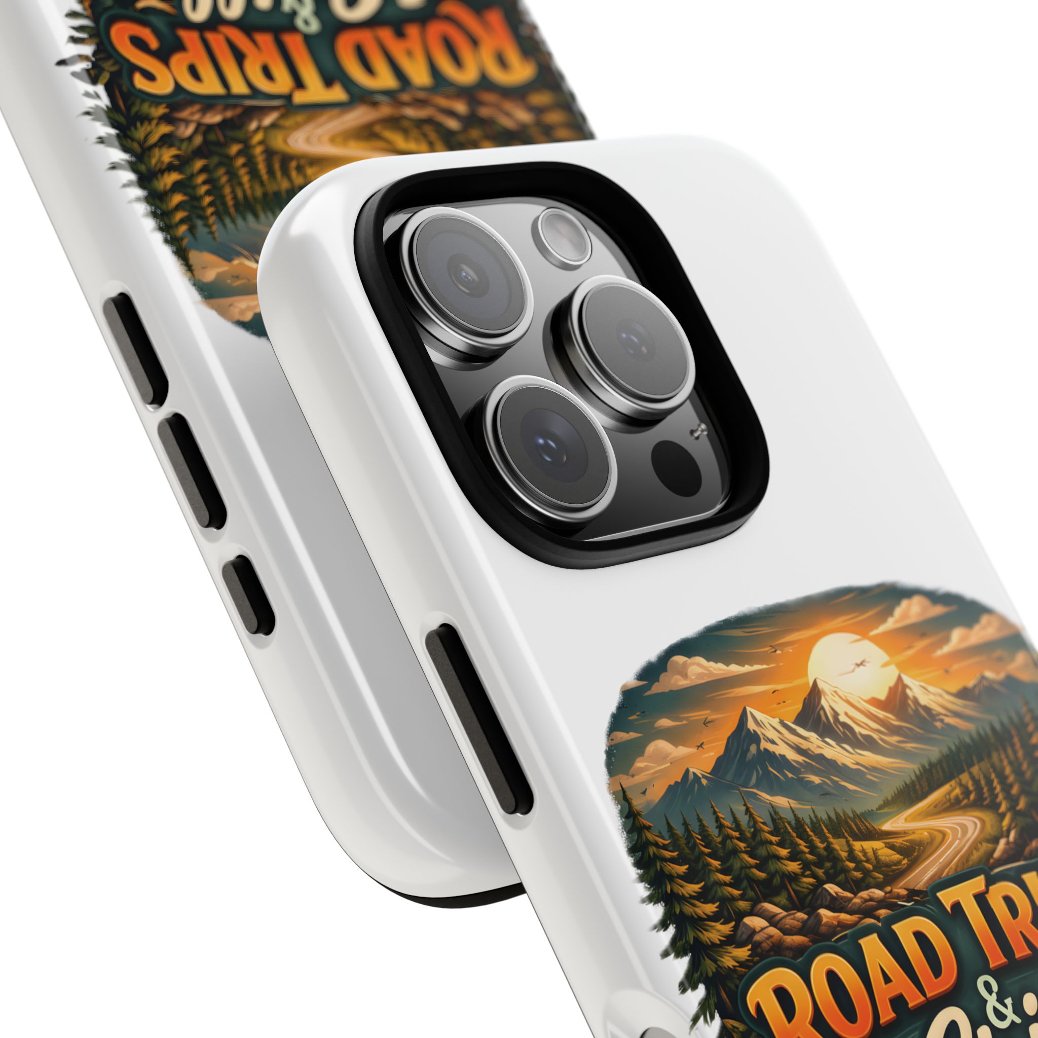 Phone Case — "Road Trips and Chill" (Design Scenic-Line)