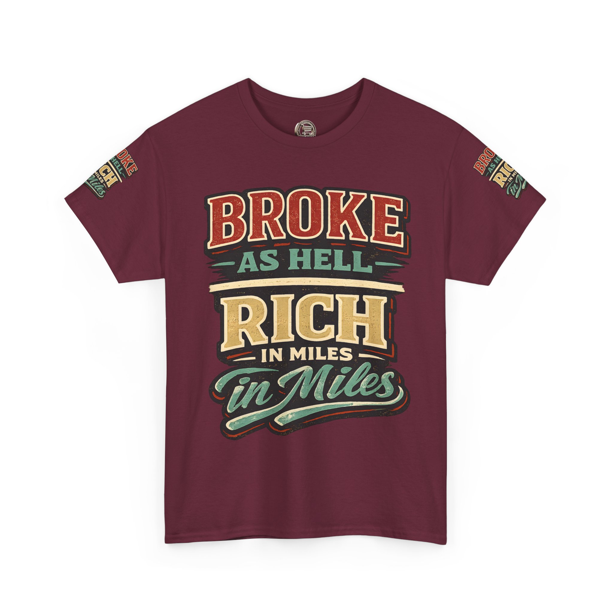5588617738821850844_2048.jpeg Unisex Heavy Cotton Tee — "Broke As Hell" Design F**K-Line
