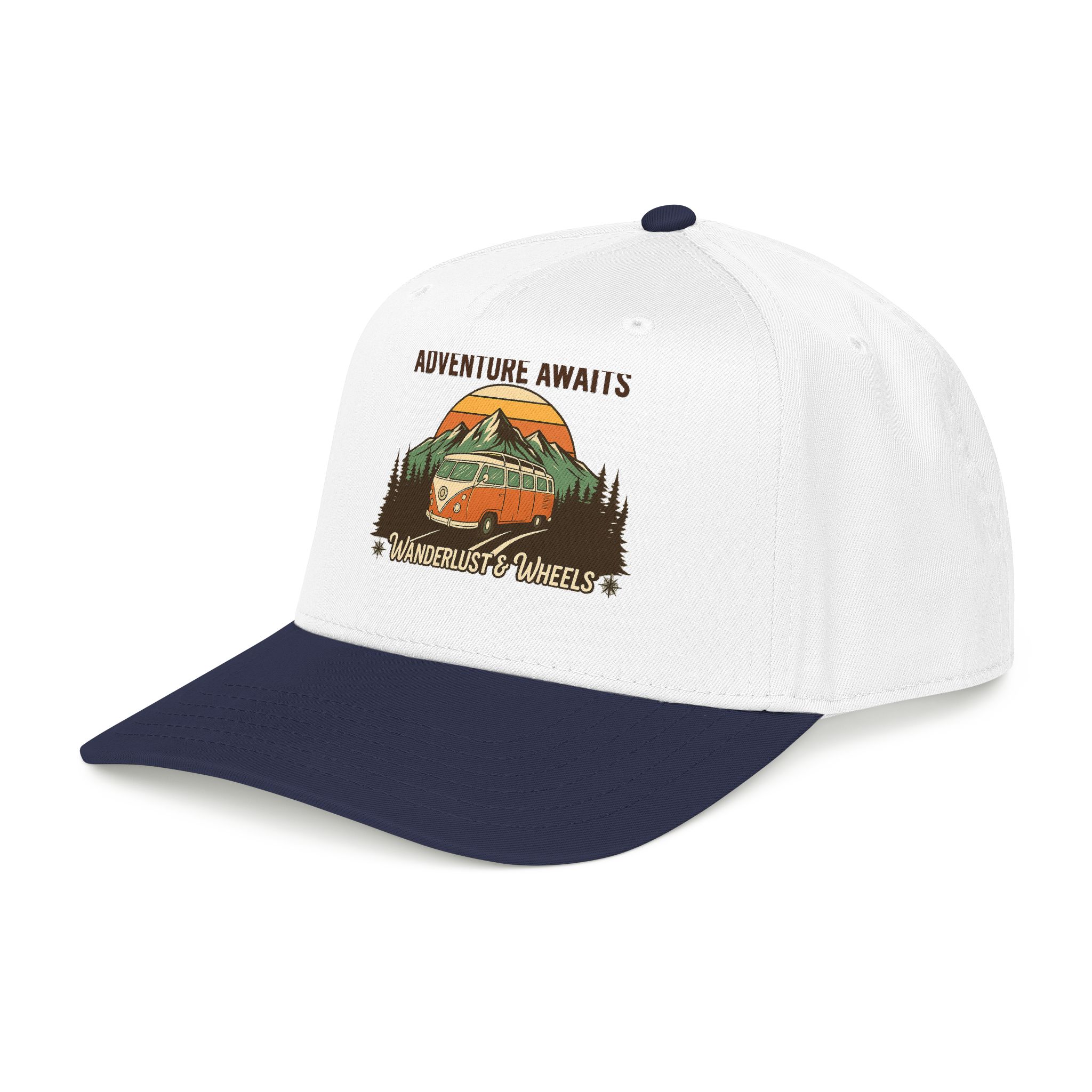 Baseball Cap - "Home Is Where You Adventure Awaits" Mid Profile Baseball Cap