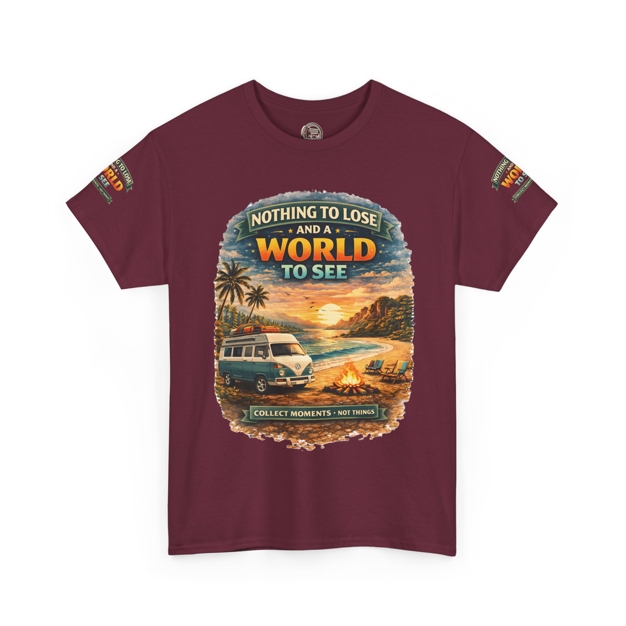 5609707364169378274_2048.jpeg Unisex Heavy Cotton Tee — "Nothing To Lose " Design Scenic-Line