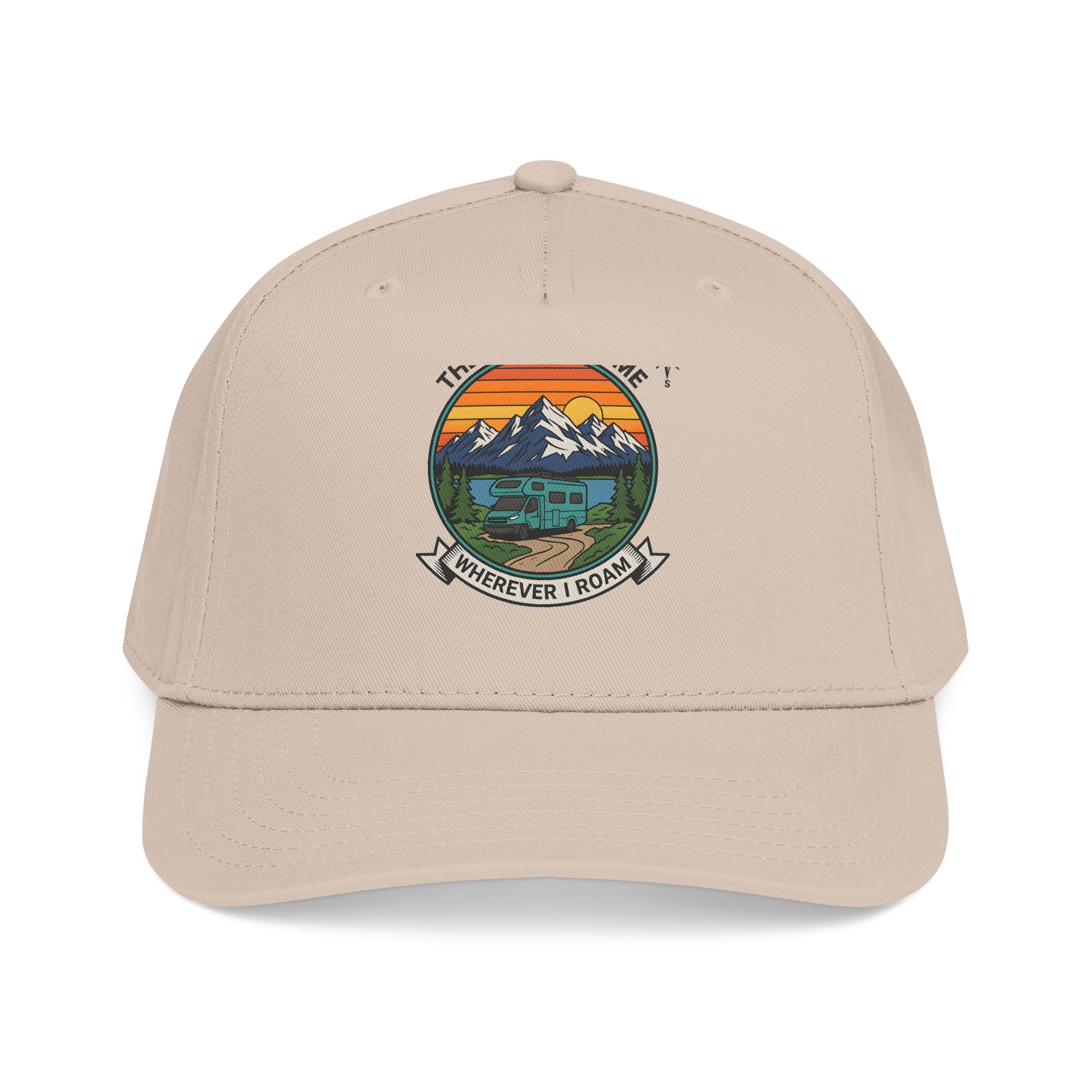 Baseball Cap — "The Road Is Home, Wherever I Roam"