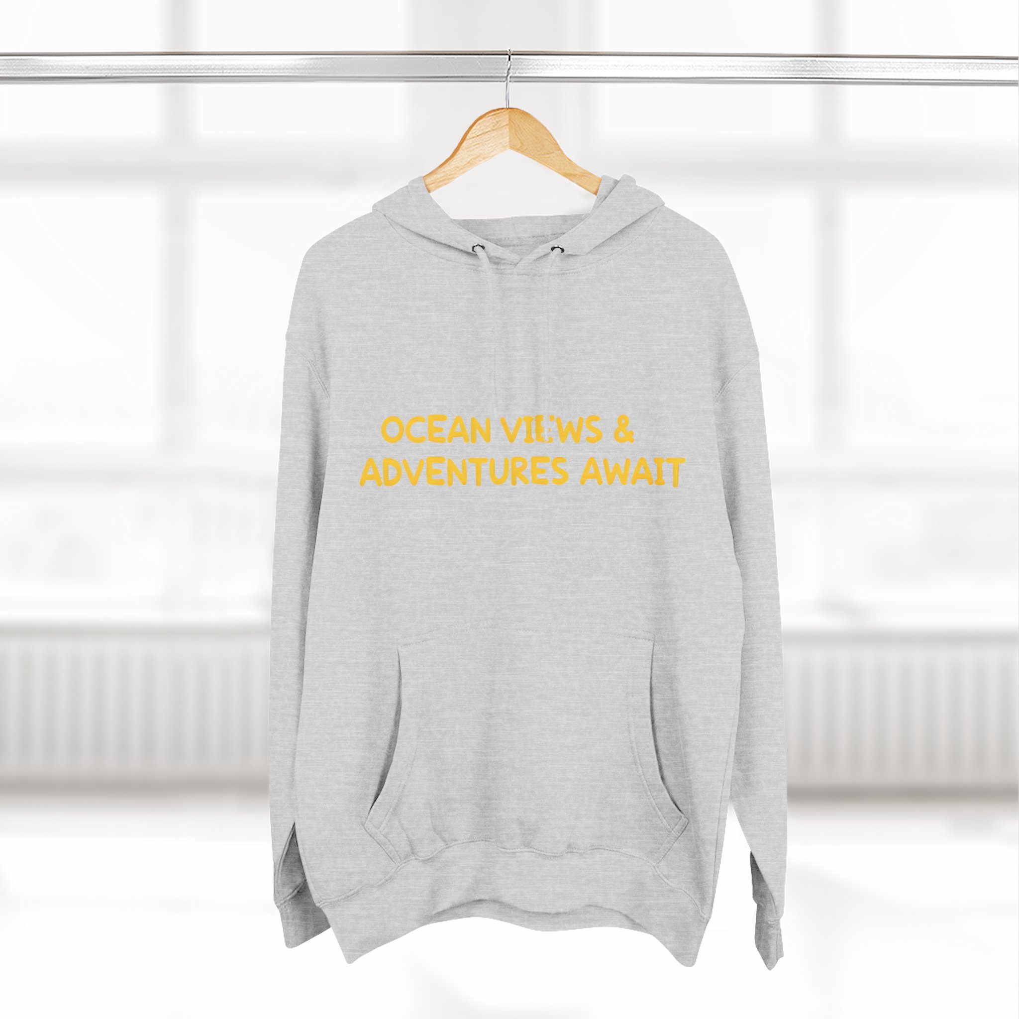 5659056172408867994_2048.jpeg Three-Panel Fleece Hoodie - "Ocean Views-Adventures Awaits" Design Sitcom-Line