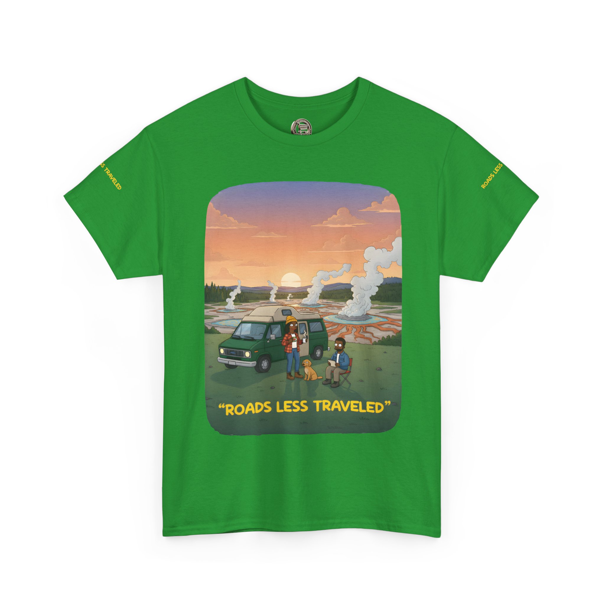 5662489715660988940_2048.jpeg Unisex Heavy Cotton Tee — "Roads Less Traveled" Design Sitcom-Line