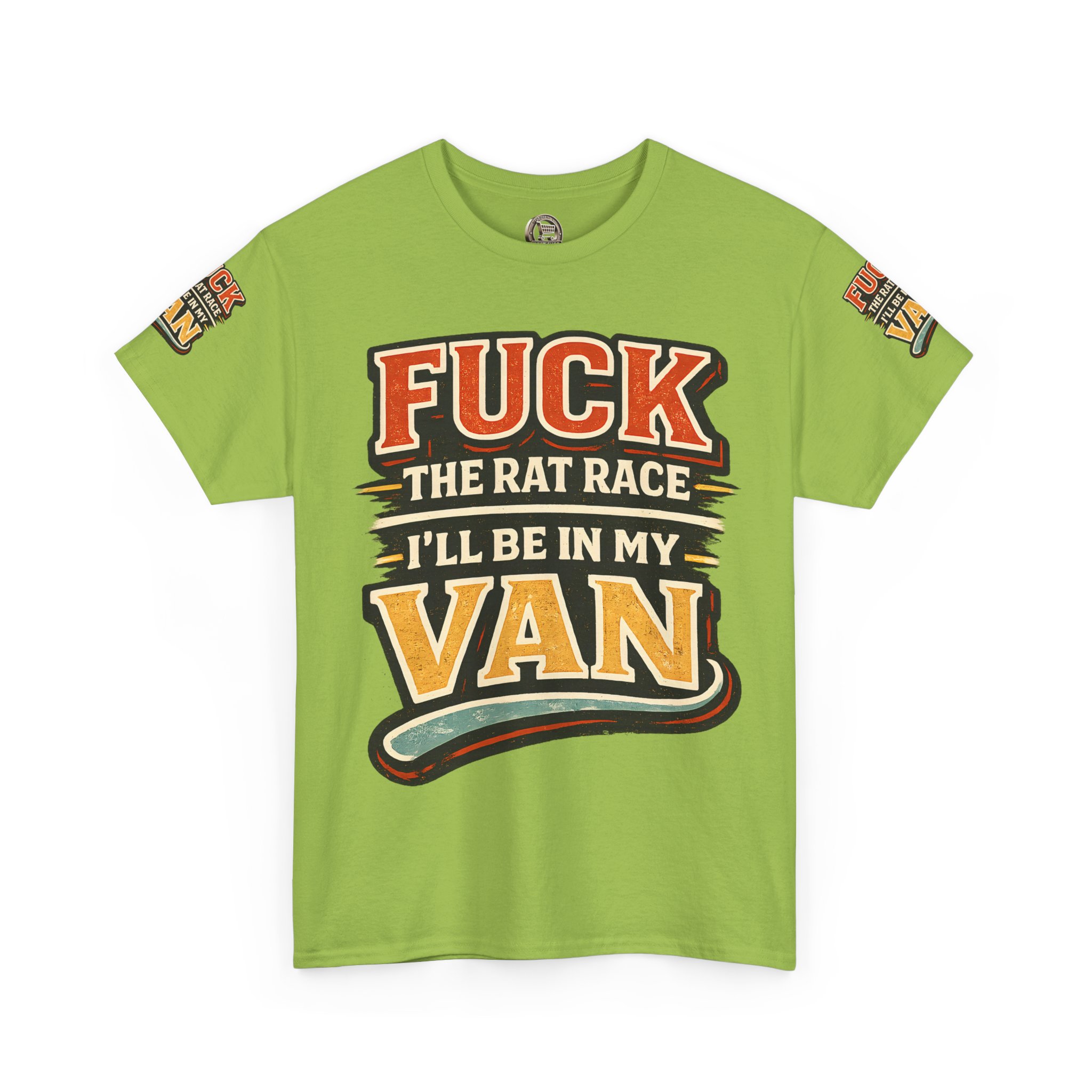 5665726052500692362_2048.jpeg Unisex Heavy Cotton Tee — "Fuck The Rat Race" Design F**K-Line