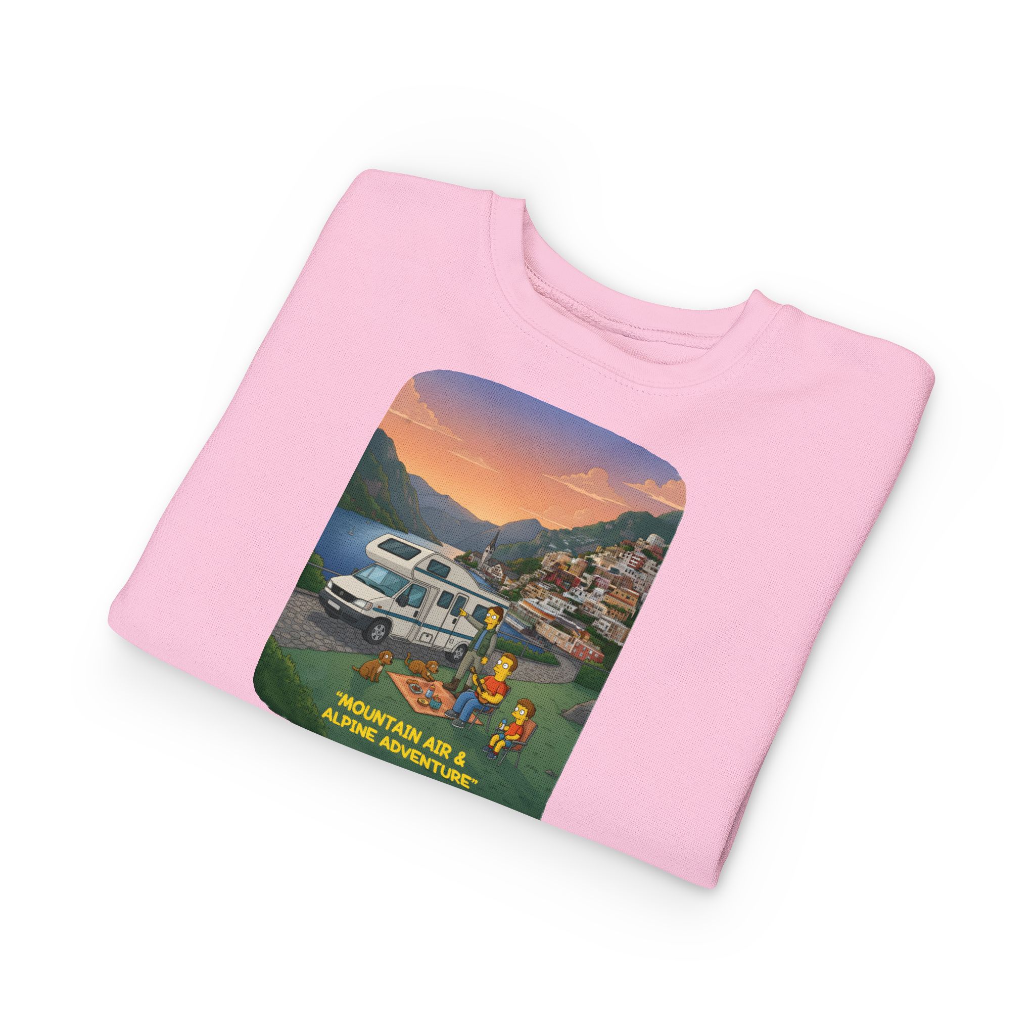 Toddler Sweatshirt - "Mountain Air-Alpine Adventure" (Design Sitcom-Line)