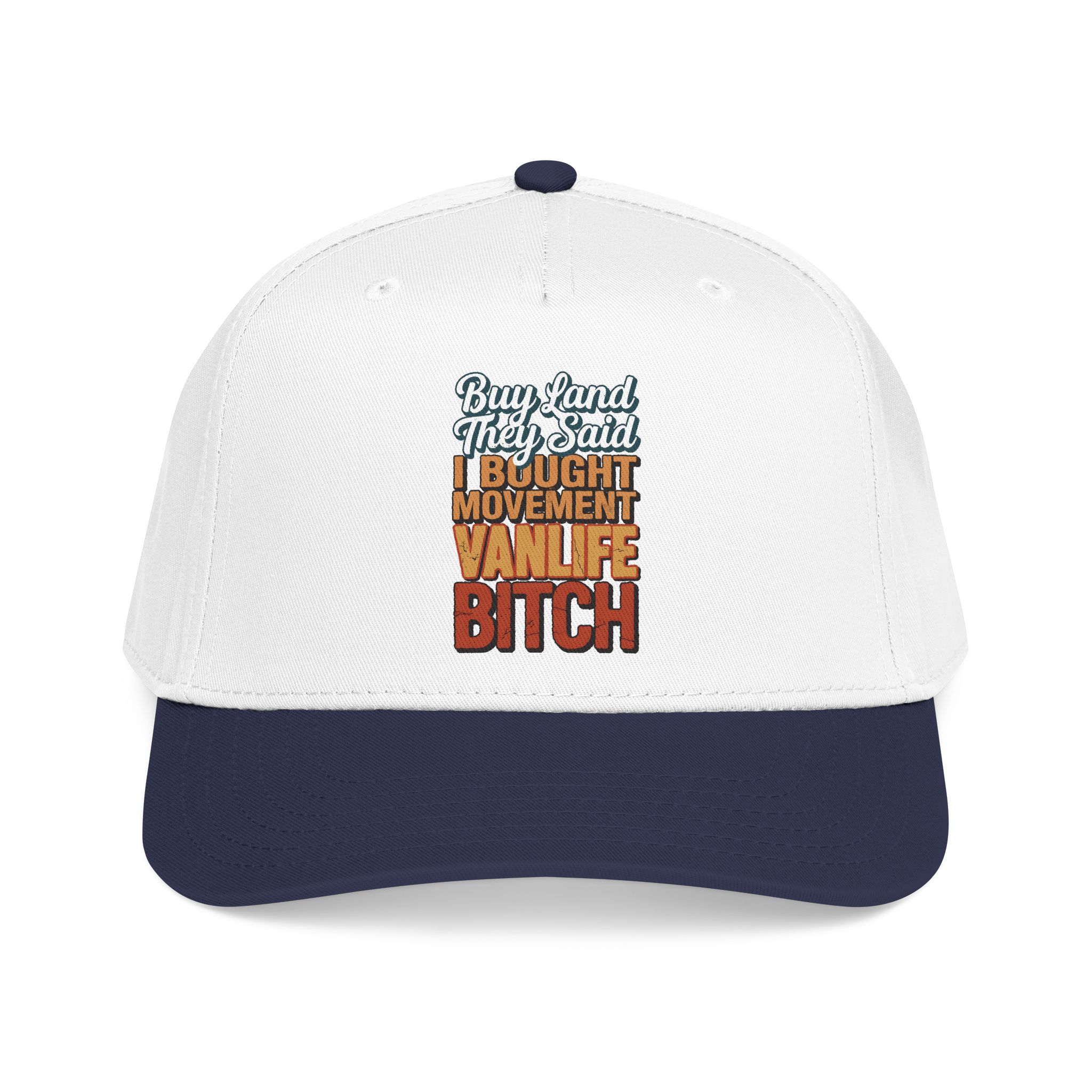 Baseball Cap - "Buy Land They Said" Design F**K-Line
