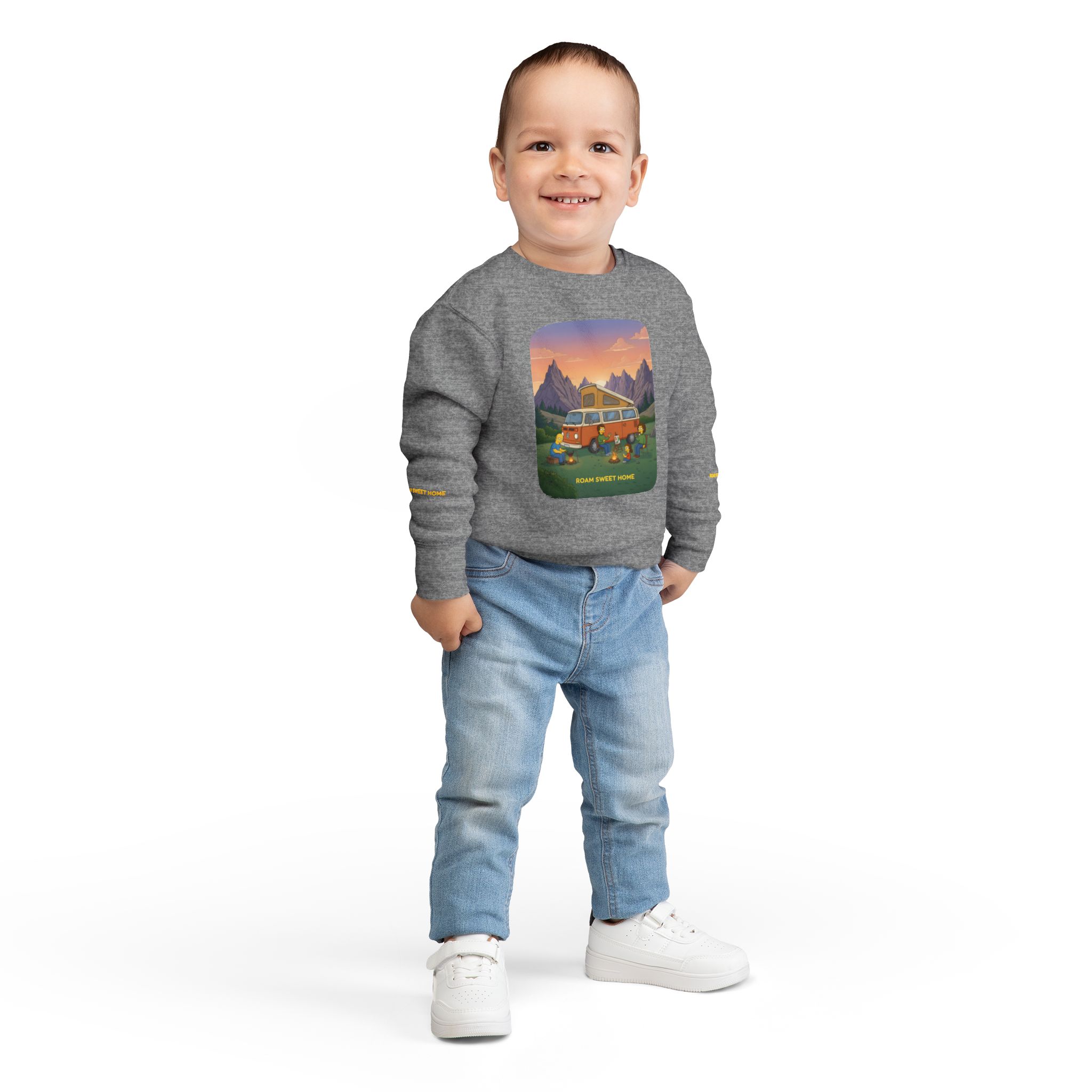 Toddler Sweatshirt - "Roam Sweet Home" (Design Sitcom-Line)