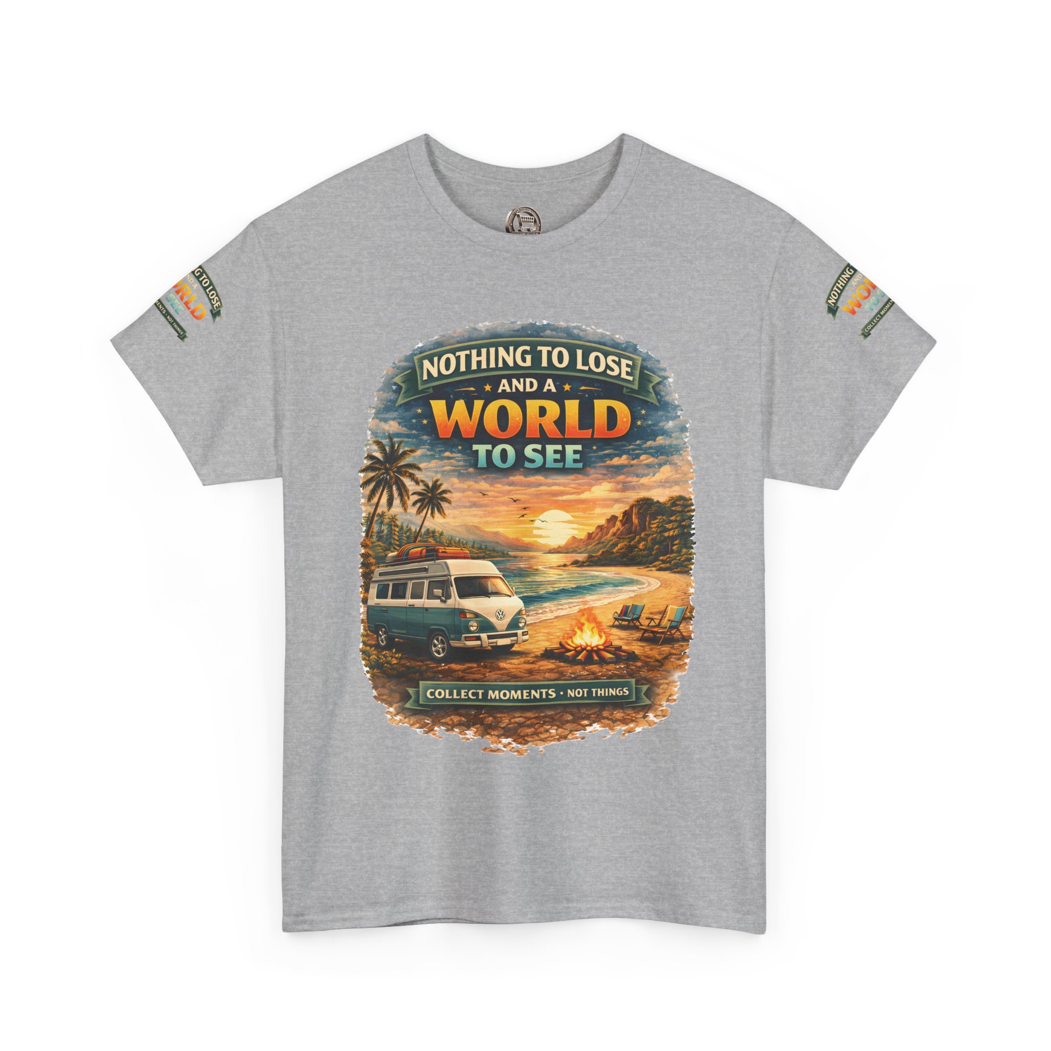 5695456212980938609_2048.jpeg Unisex Heavy Cotton Tee — "Nothing To Lose " Design Scenic-Line