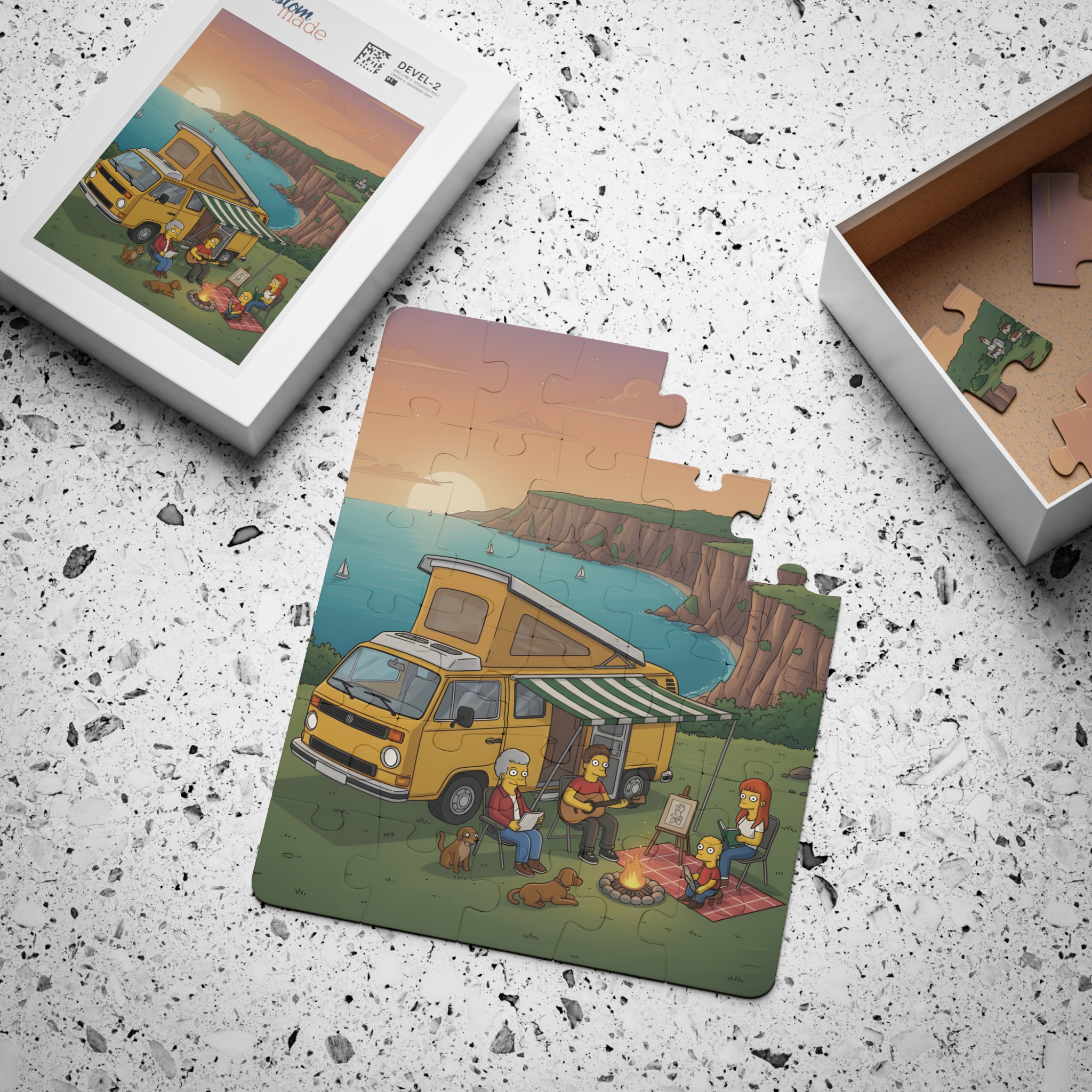 Kids' 30‑Piece Camping Puzzle — Scenic Camper Puzzle