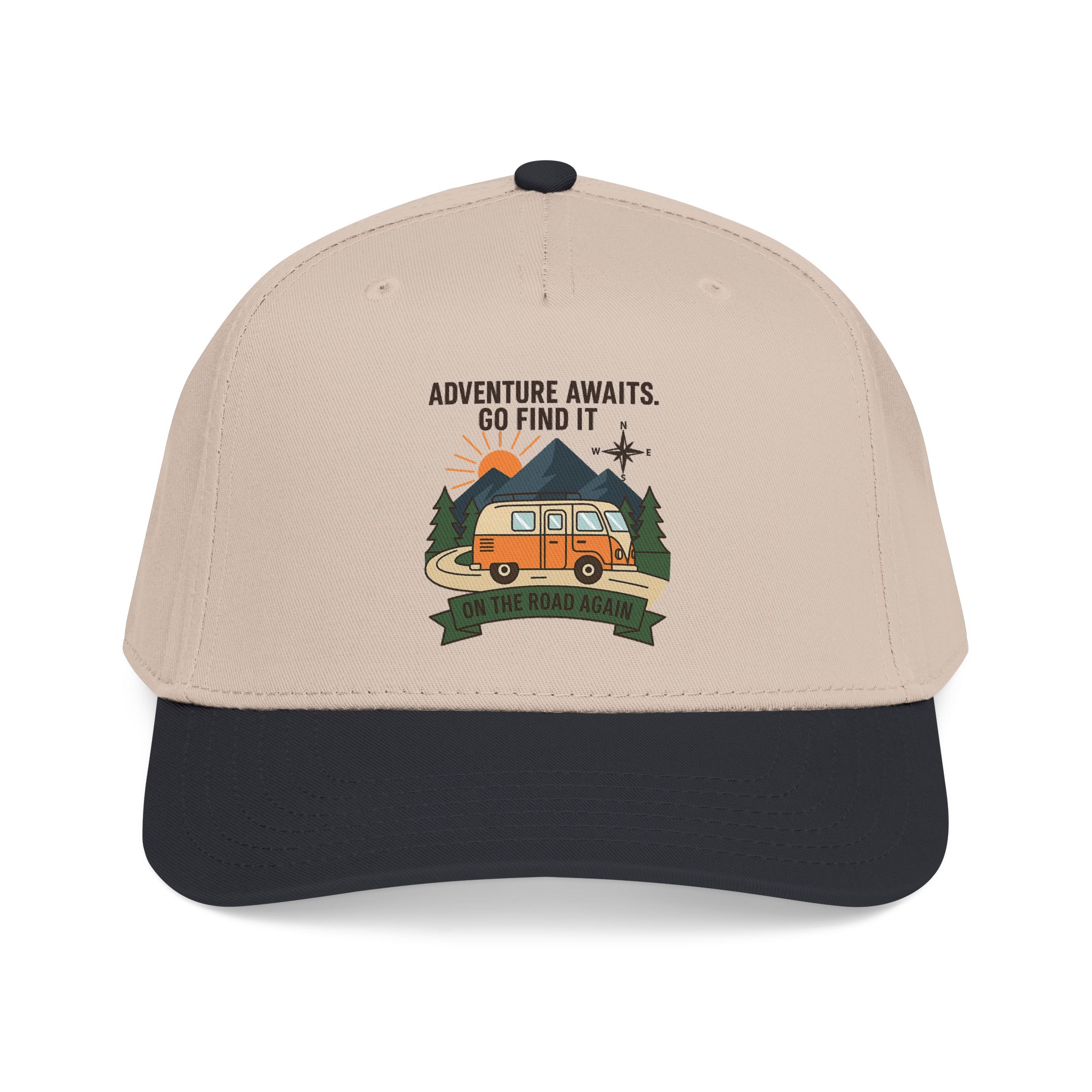 Baseball Cap - "Adventure Awaits" Outdoor Travel Hat