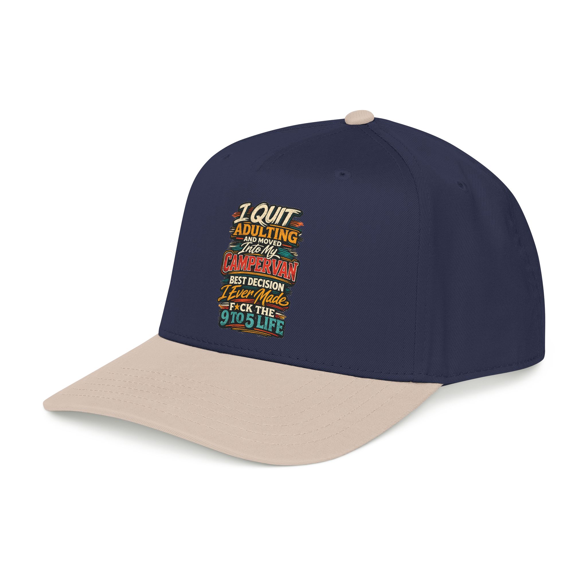 5719252821053094759_2048-3.jpeg Baseball Cap - "I Quit Adulting" Design F**K-Line