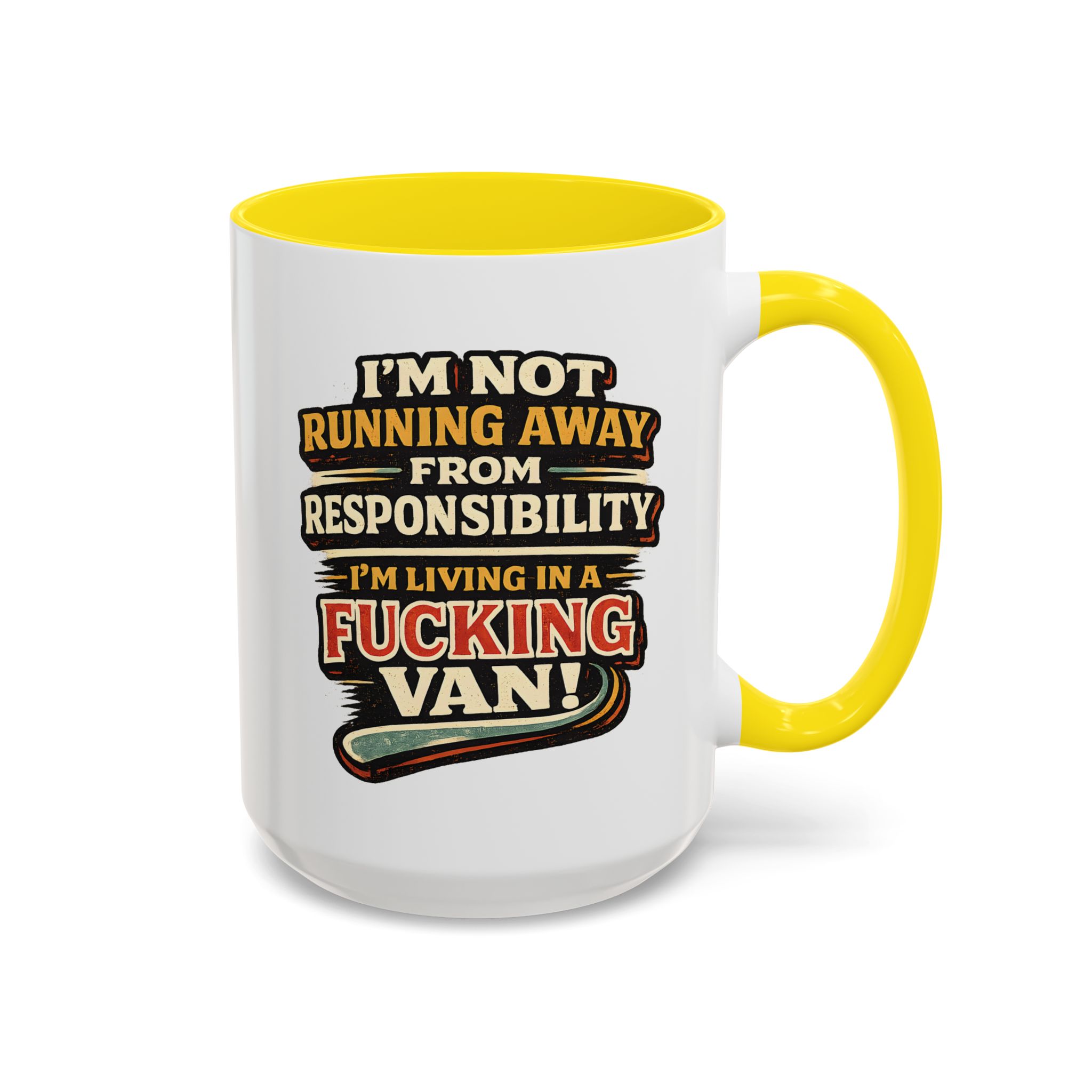 5758682333268995342_2048.jpeg Accent Coffee Mug (11, 15oz) — "I`m Not running Away" Design F**K-Line