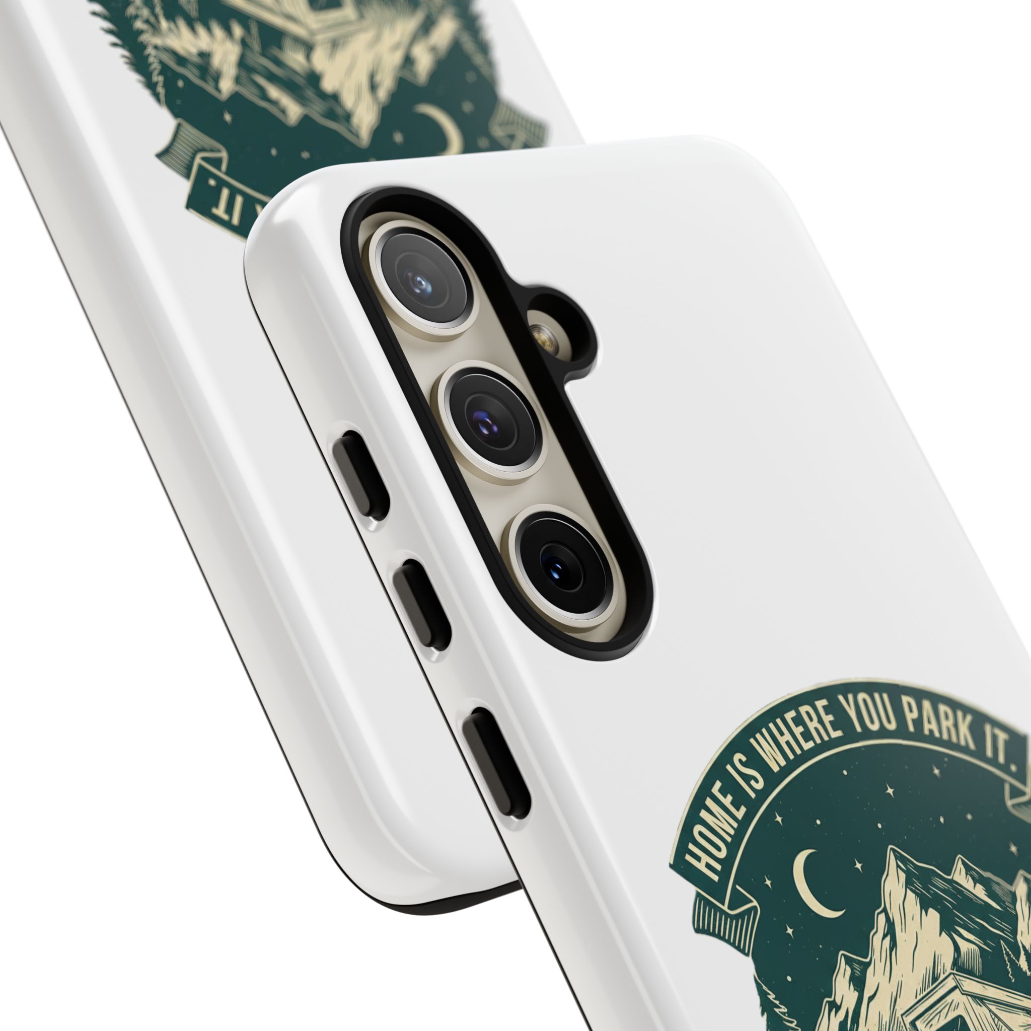 Phone Case — "Home Is Where You Park It-Adventure is the destination" Camper Van Design