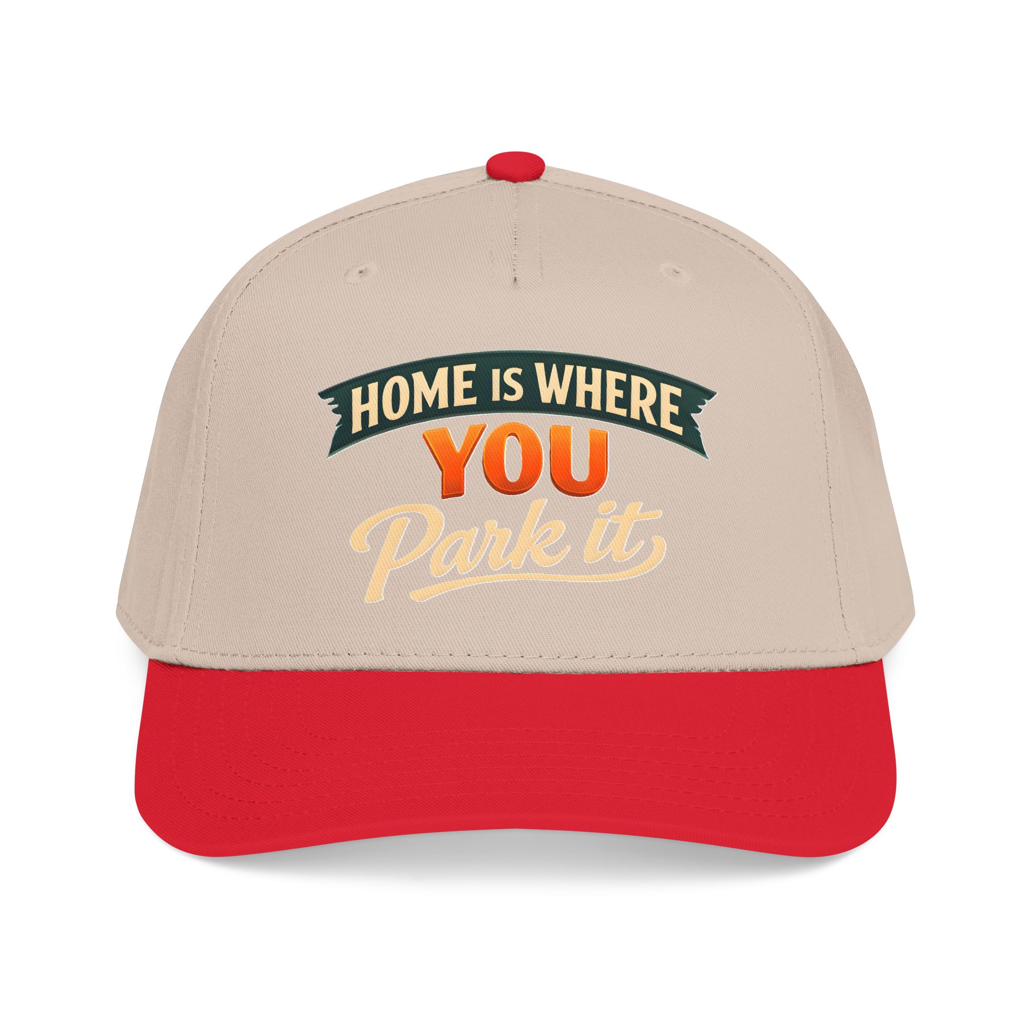 Baseball Cap - "Home Is where You Park It" Design Scenic-Line