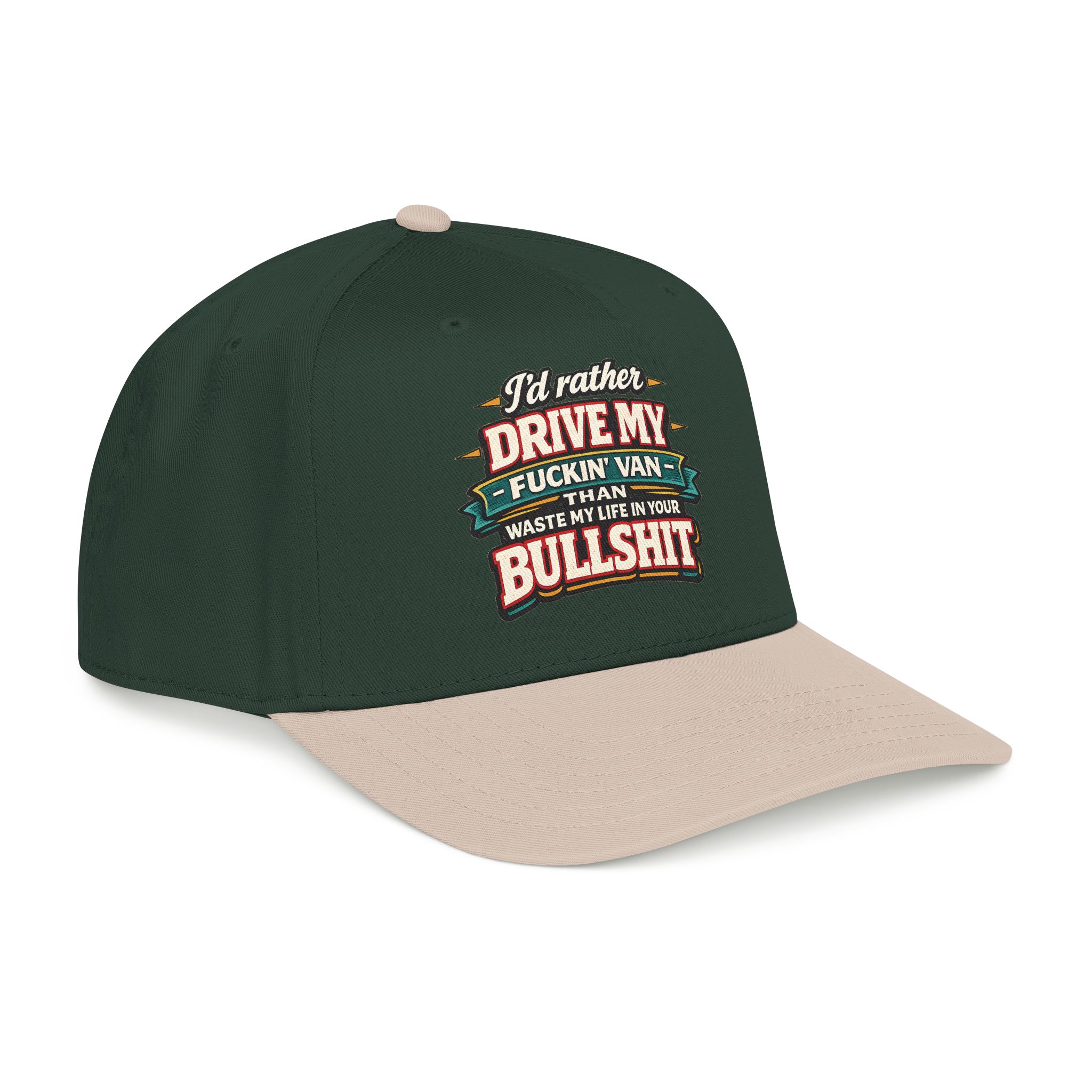 Baseball Cap - "I´d Rather Drive My Fucking Van" Design F**K-Line