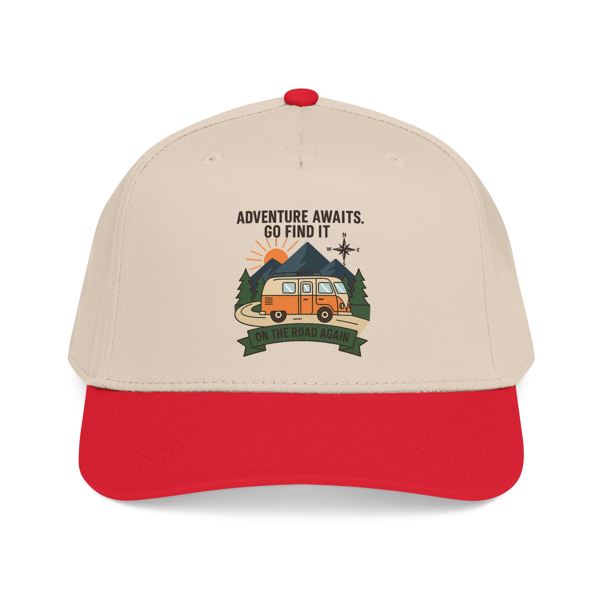 Baseball Cap - "Adventure Awaits" Outdoor Travel Hat