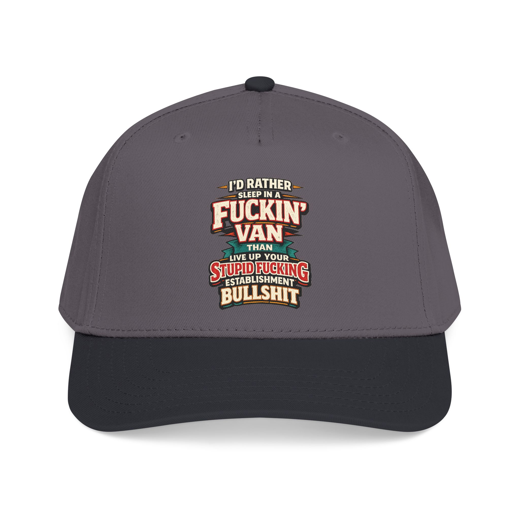 Baseball Cap - "I´d Rather Sleep in A Fucking Van" Design F**K-Line