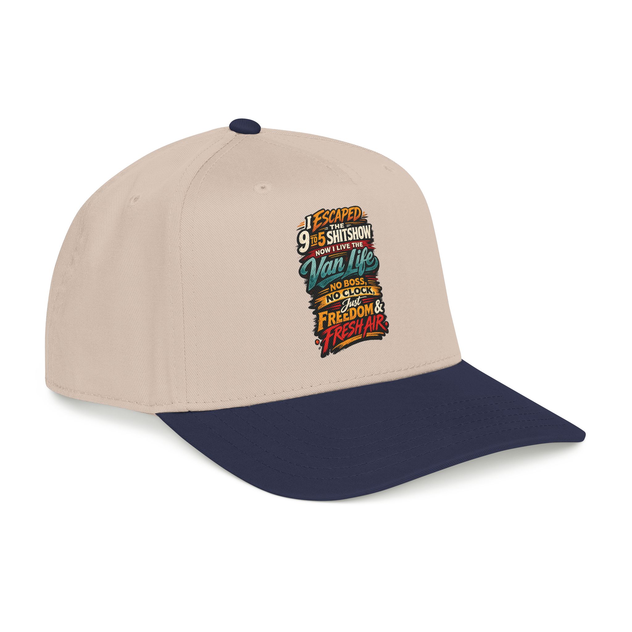Baseball Cap - "I Escaped The 9 To 5" Design F**K-Line
