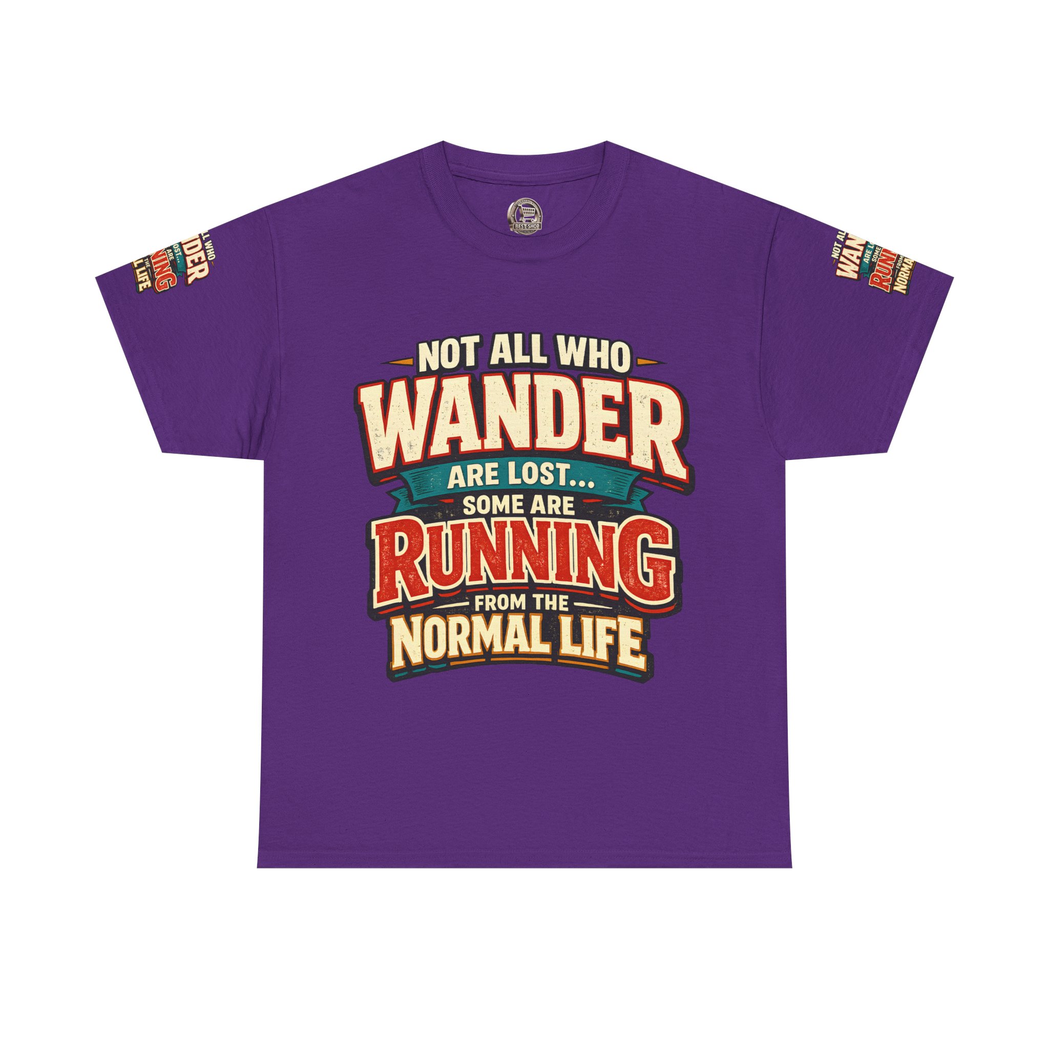 5778816913922141110_2048.jpeg Unisex Heavy Cotton Tee — "Not All Who Wander Are Lost" Design F**K-Line