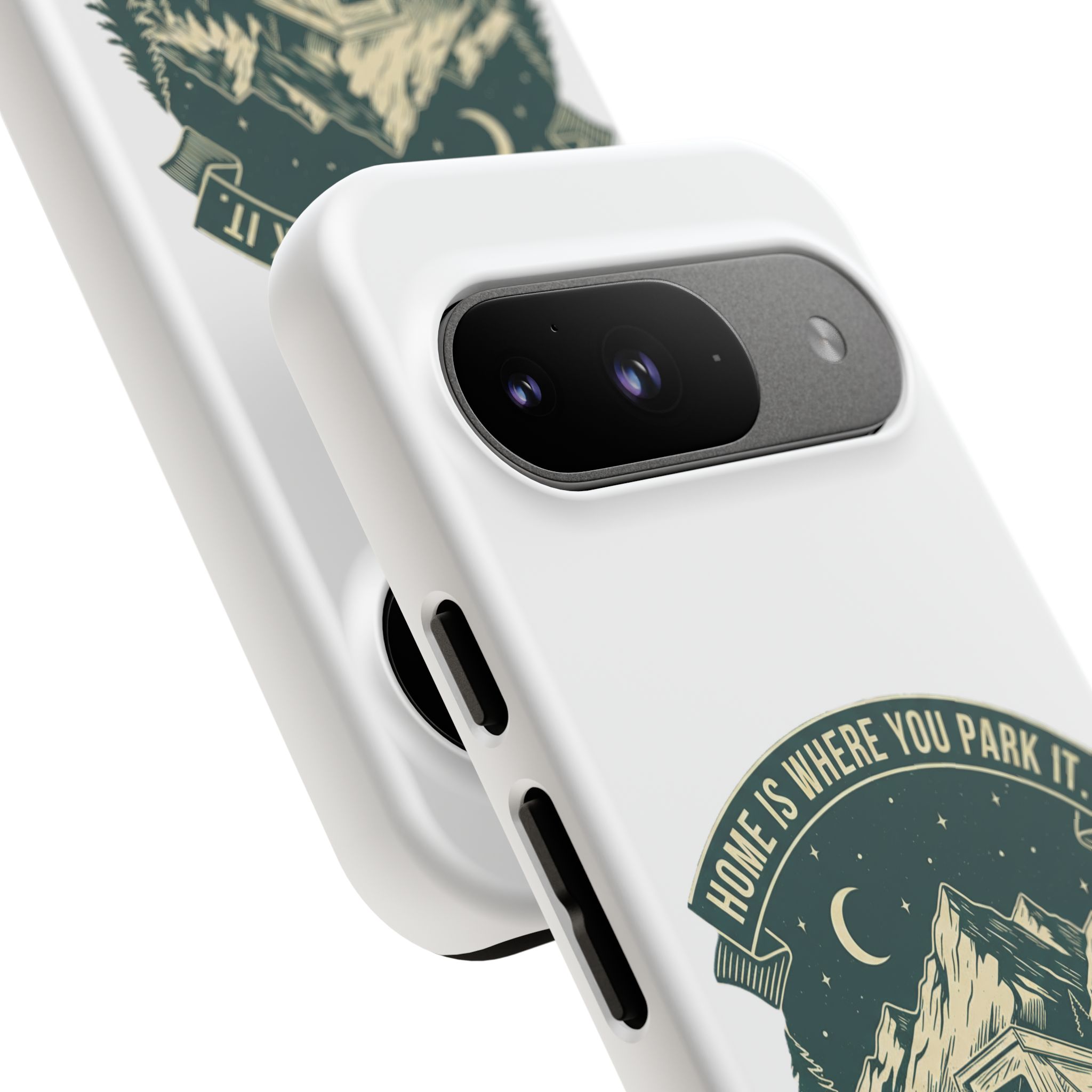 Phone Case — "Home Is Where You Park It-Adventure is the destination" Camper Van Design