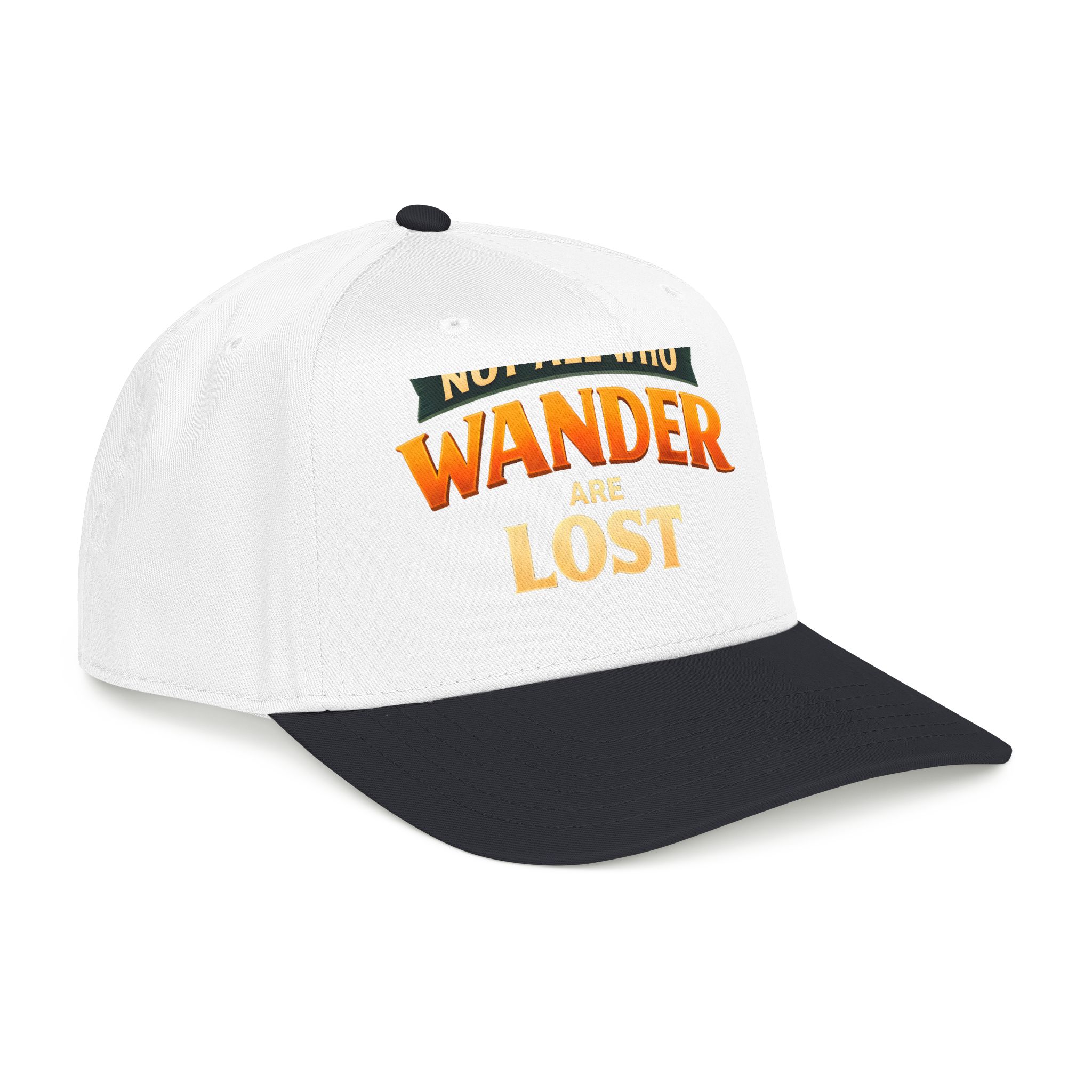 Baseball Cap - "Not All Who Wander Are Lost" Design Scenic-Line