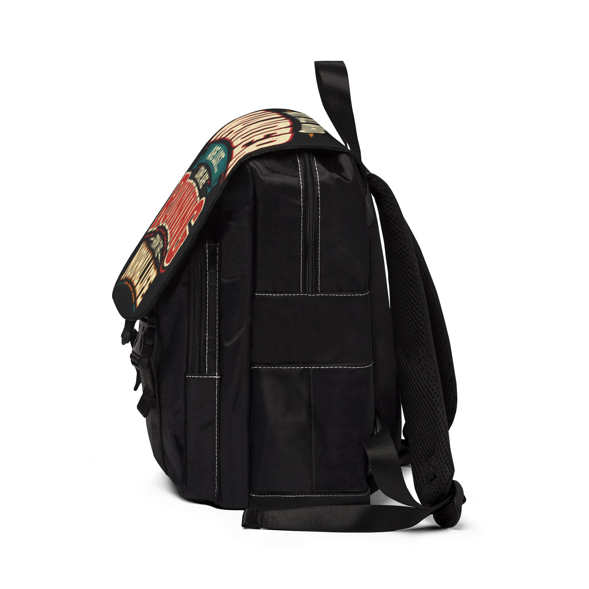 5809490209742692328_2048.jpeg Unisex Casual Shoulder Backpack — "Not All Who Wander Are Lost" Design F**K-Line