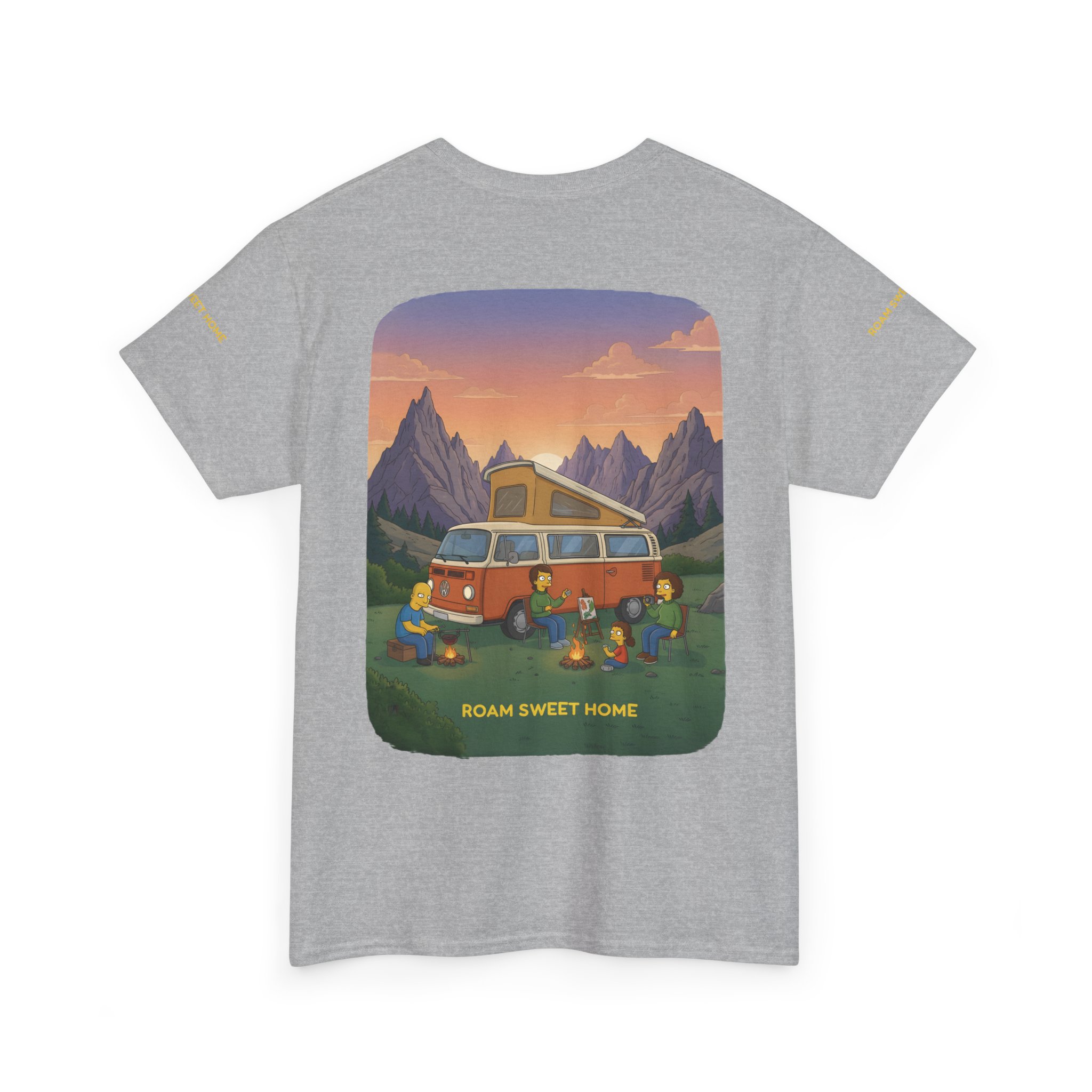 Unisex Heavy Cotton Tee — "Roam Sweet Home" Design Sitcom-Line
