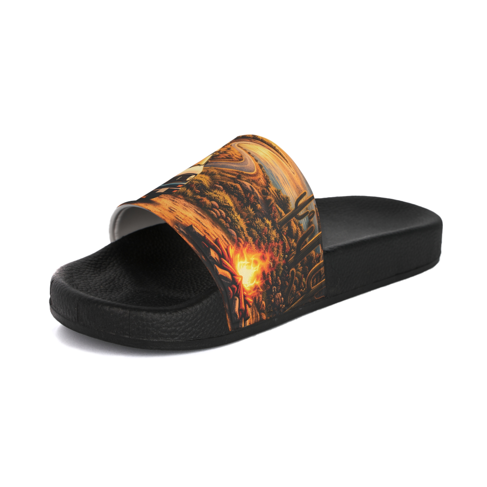 Men's Slide Sandals — Blue Camper Vibes for Men (Scenic-Line)