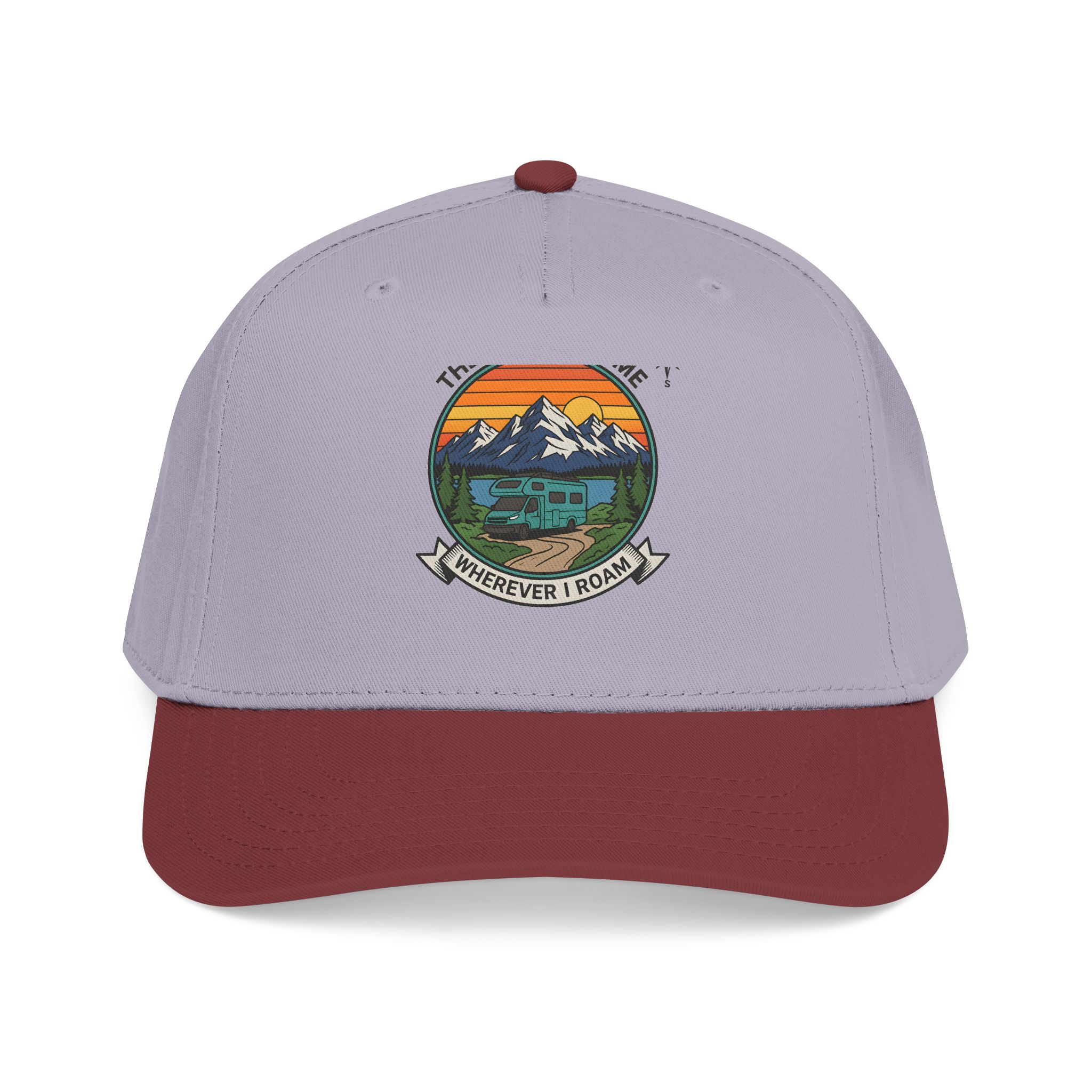 Baseball Cap — "The Road Is Home, Wherever I Roam"