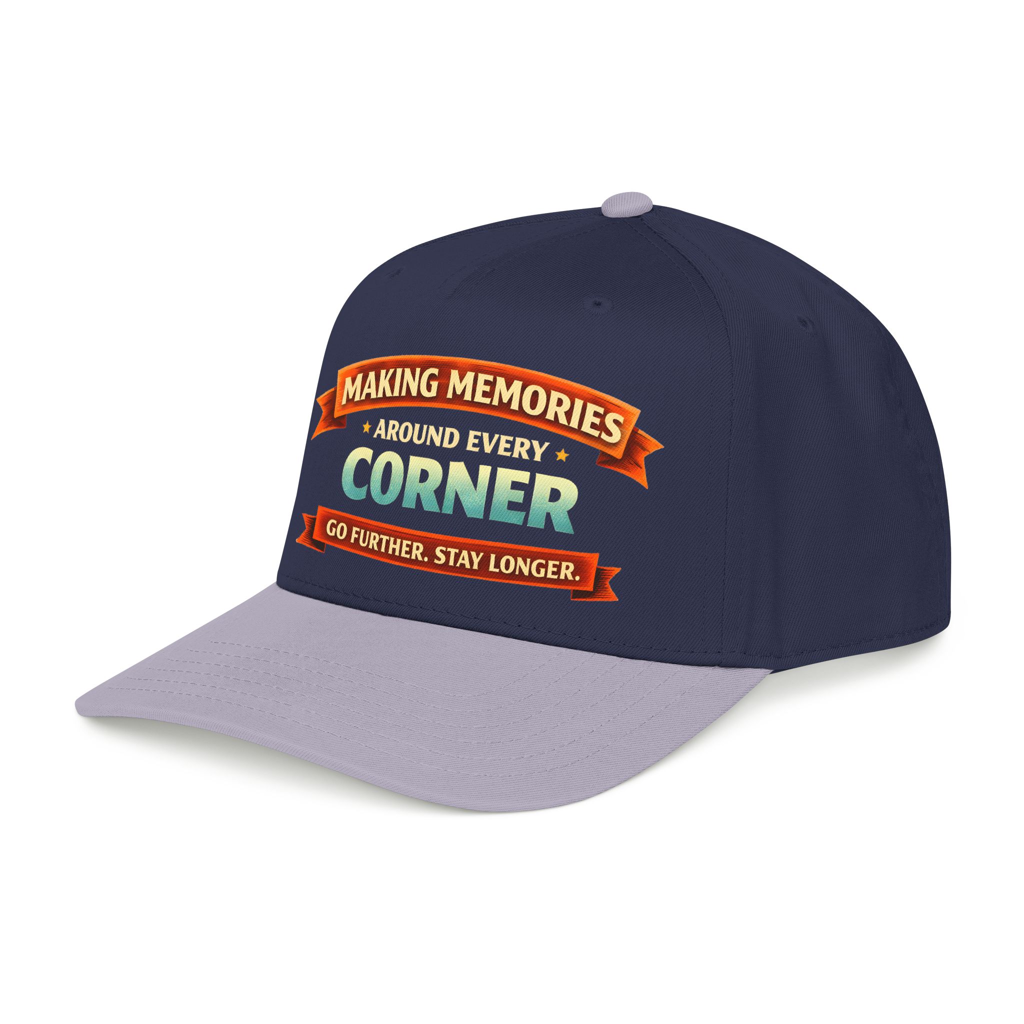 Baseball Cap - "Making Memories Around Every Corner" Design Scenic-Line