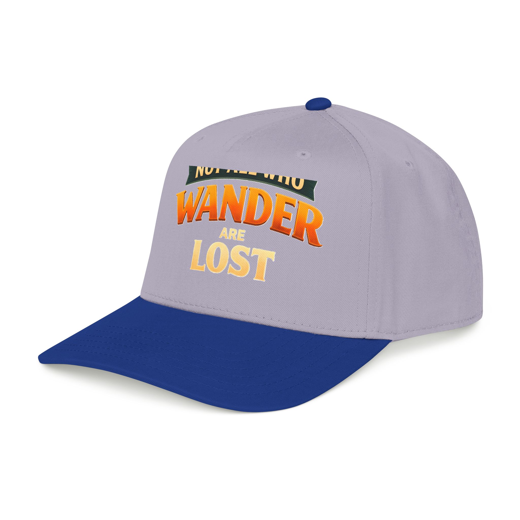 Baseball Cap - "Not All Who Wander Are Lost" Design Scenic-Line