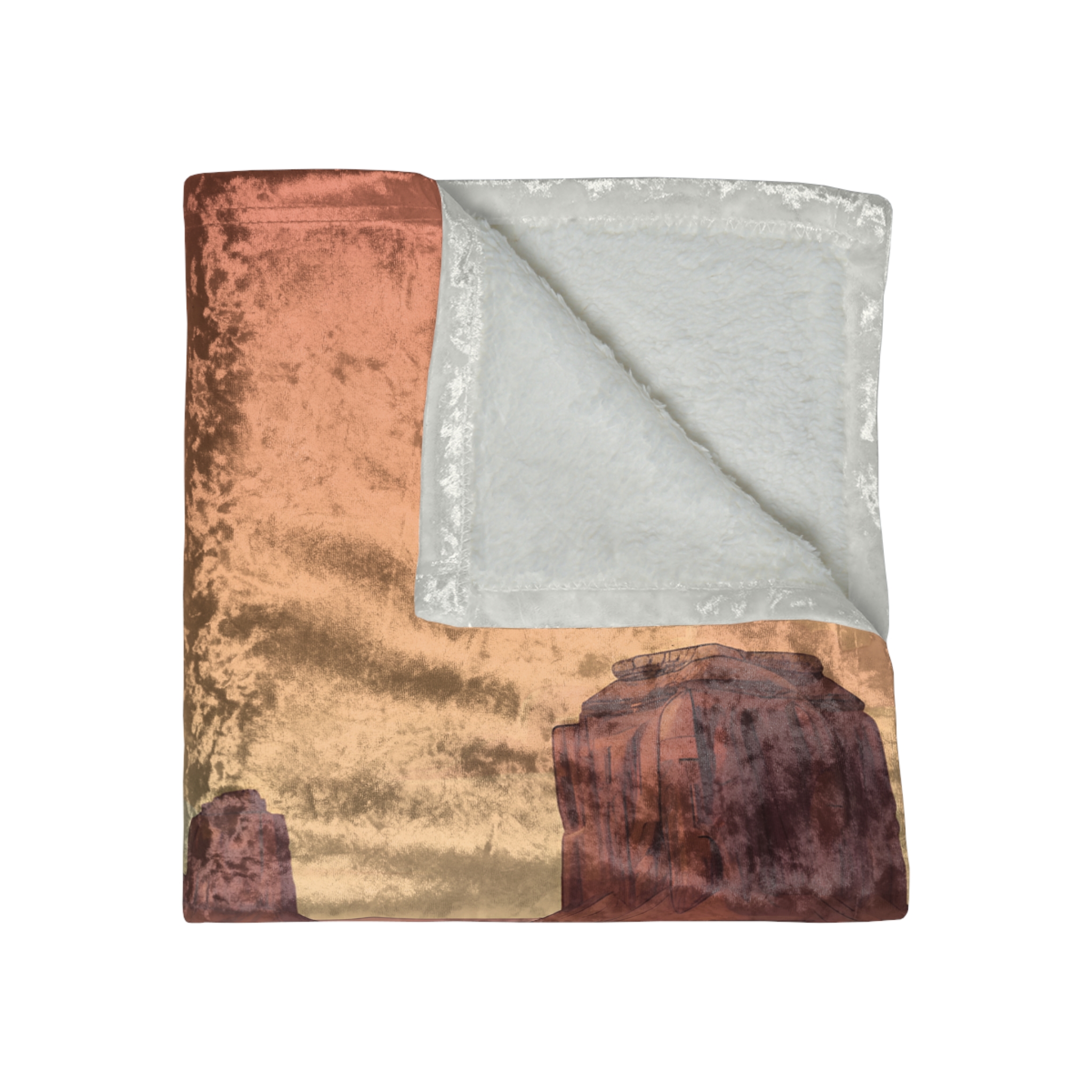 5833582606759313692_2048.jpeg Crushed Velvet Blanket —"Life Is A Journey-Not A Destination" Design Sitcom-Line (Campervan)