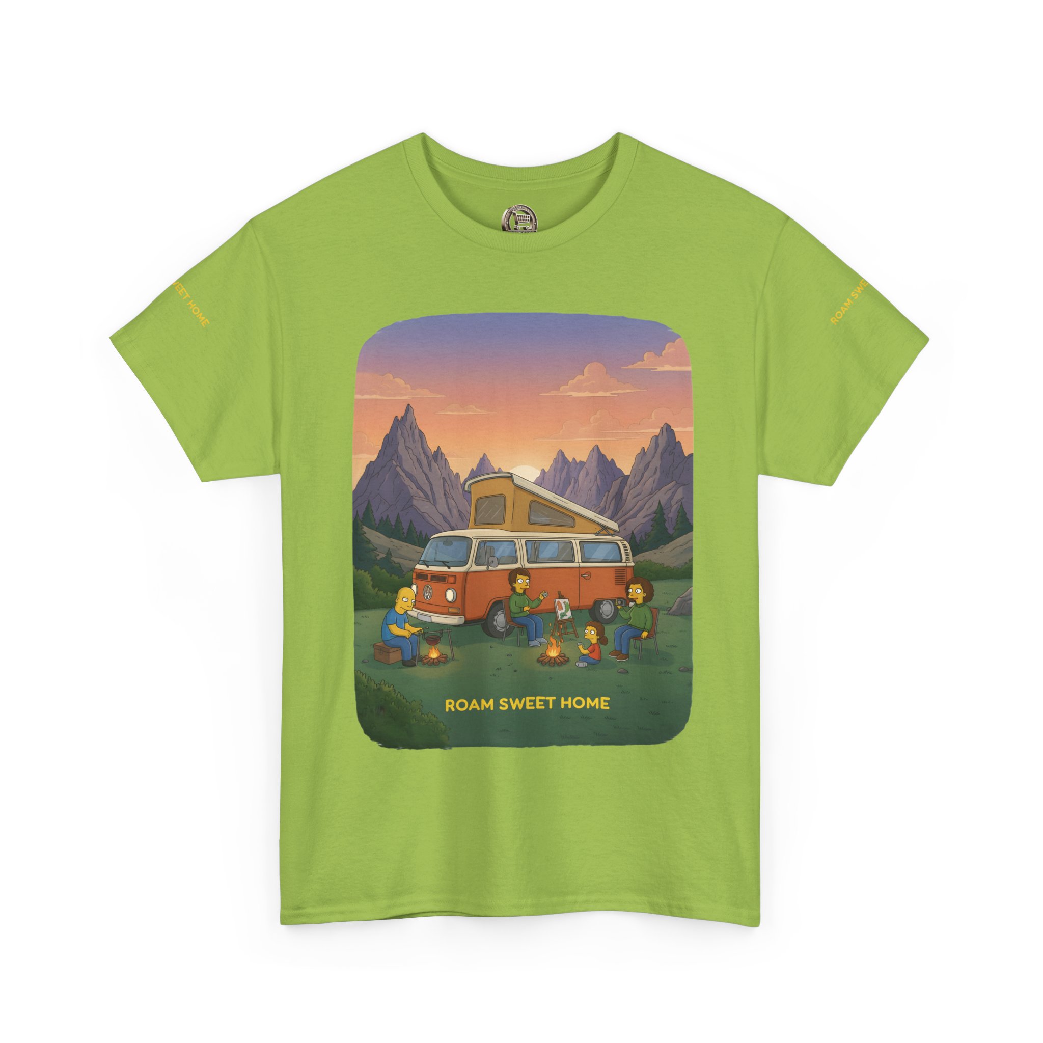 Unisex Heavy Cotton Tee — "Roam Sweet Home" Design Sitcom-Line