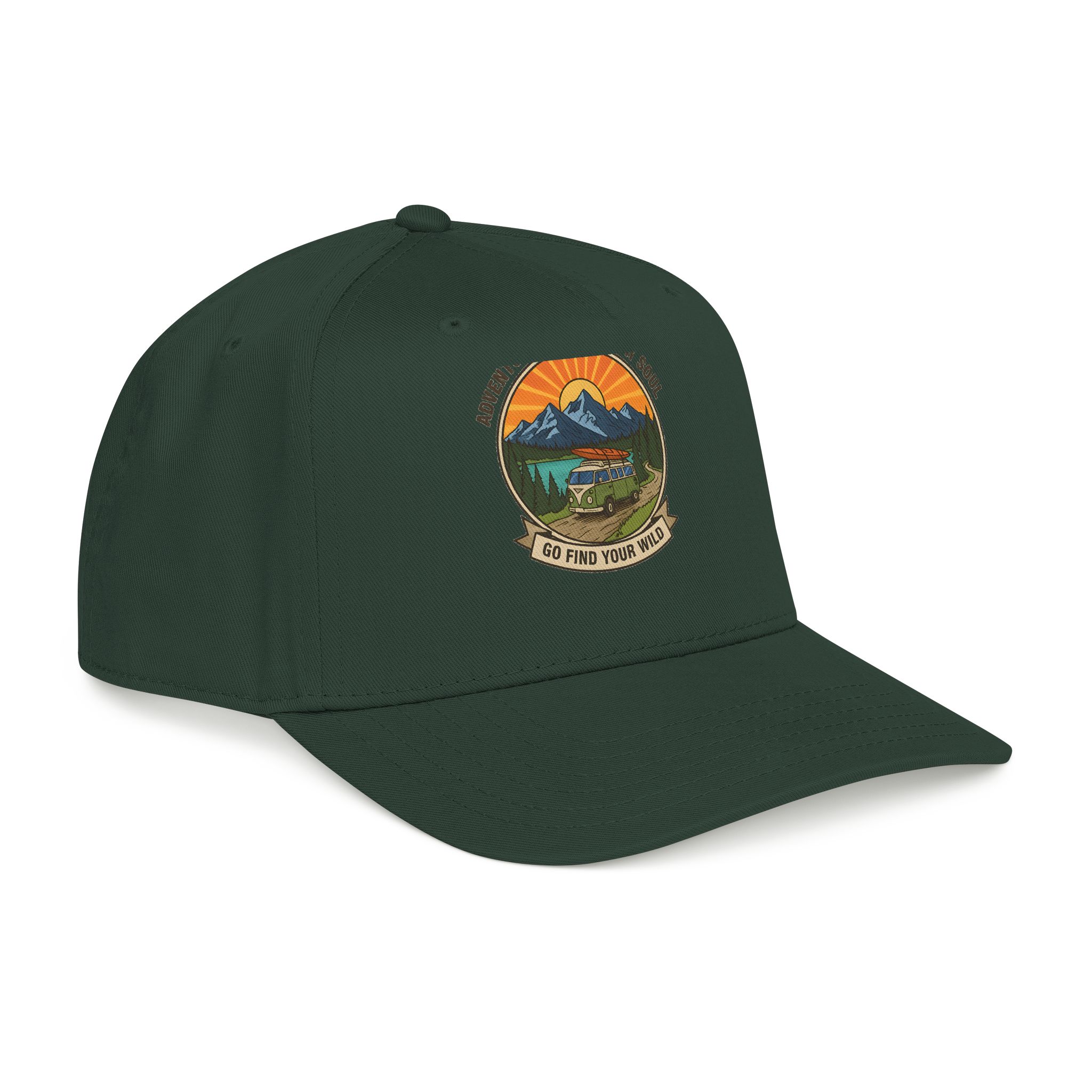 Baseball Cap — "Go Find Your Wild" Outdoor Patch