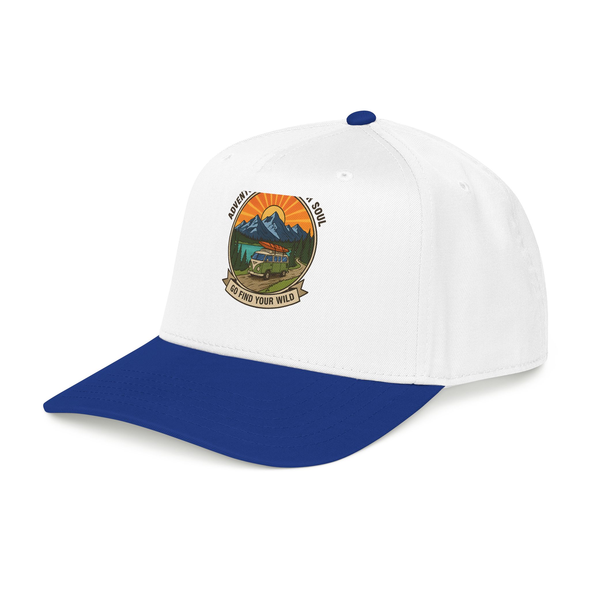 Baseball Cap — "Go Find Your Wild" Outdoor Patch