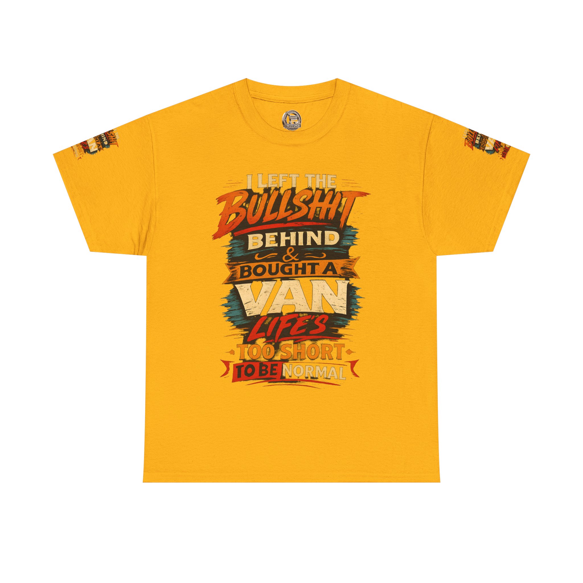 5862411004076149336_2048.jpeg Unisex Heavy Cotton Tee — "I Left The Bullshit" Design F**K-Line