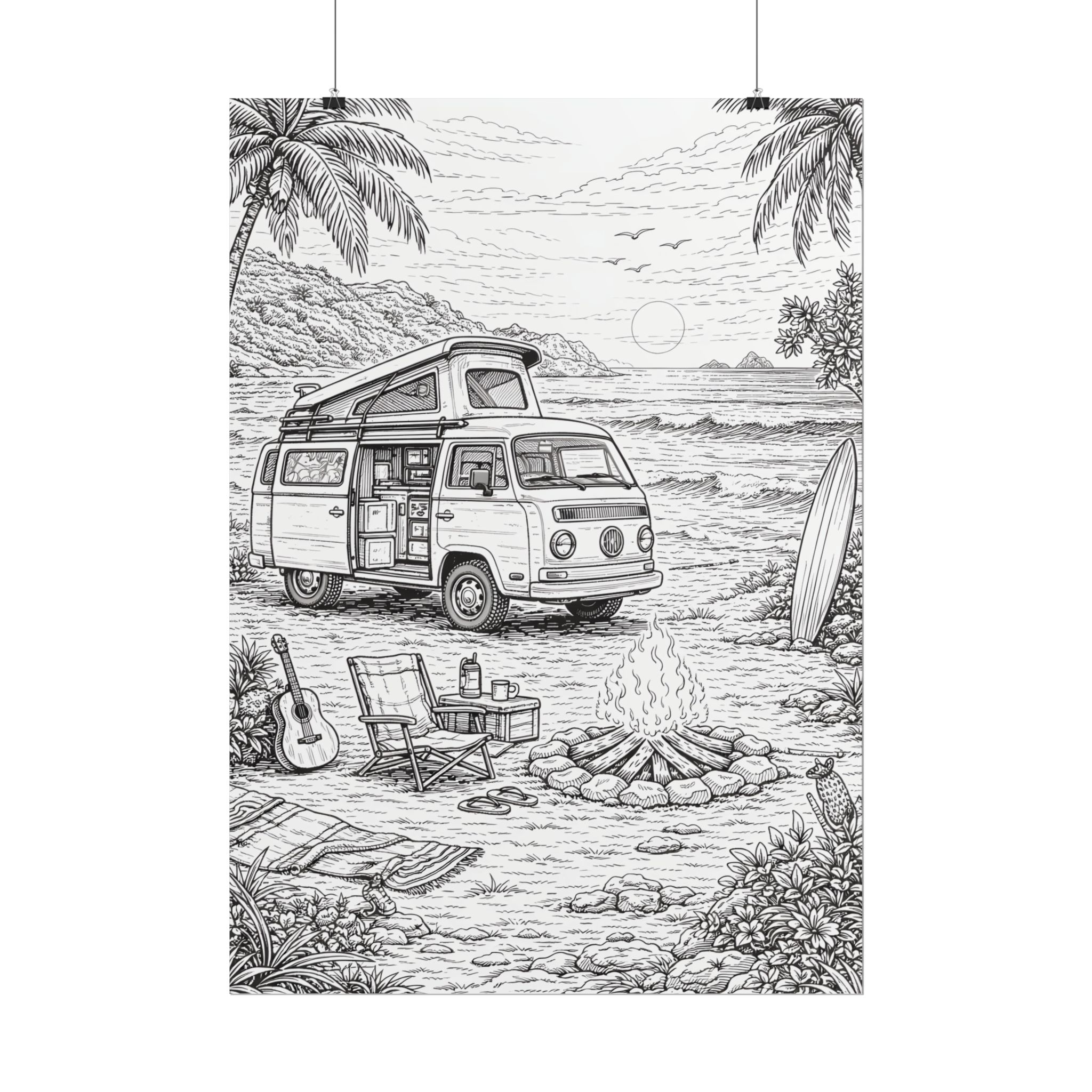 5877269775814489114_2048-1.jpeg Campervan Poster — Vintage RV Camping Landscape Wall Art